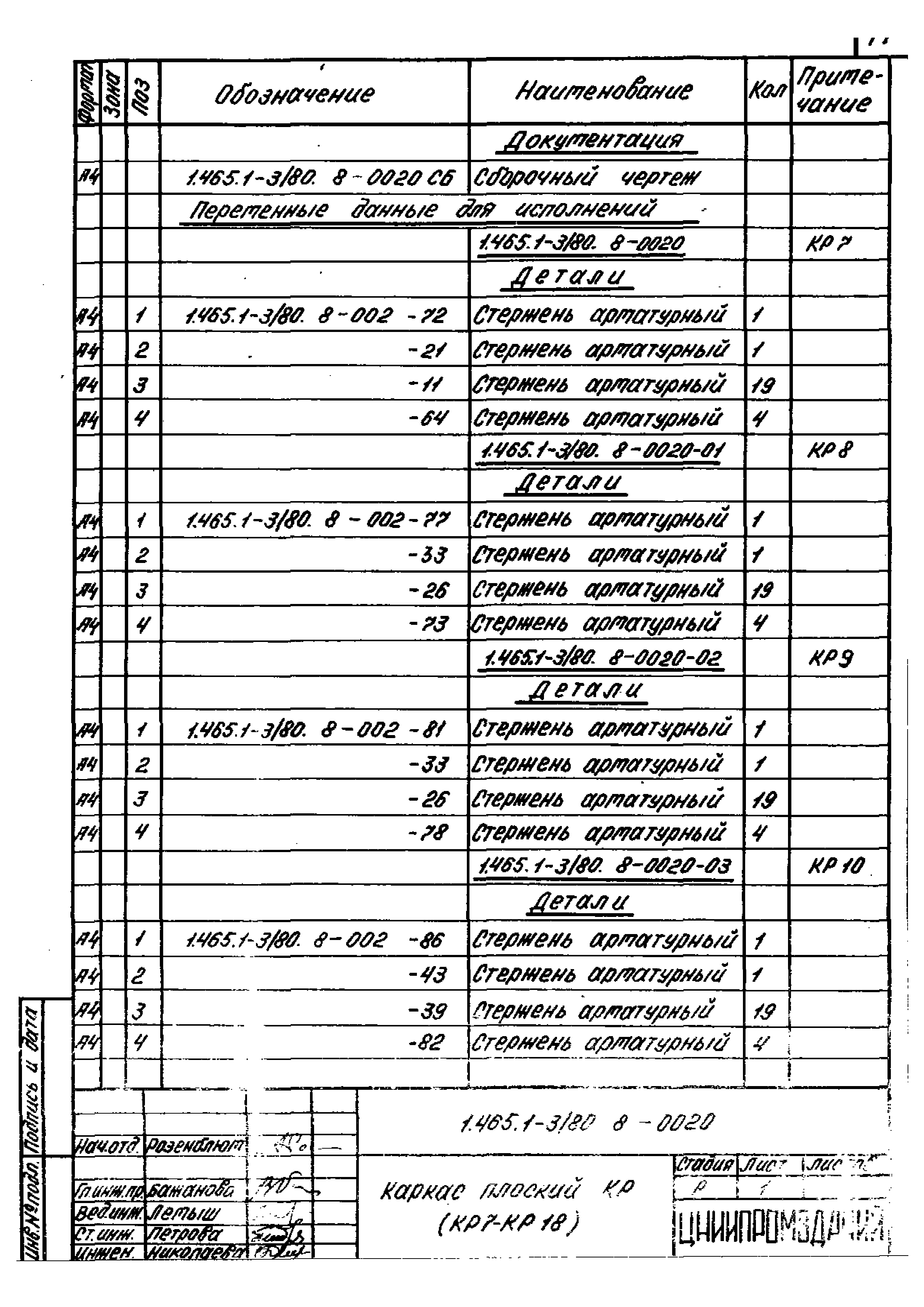 Серия 1.465.1-3/80