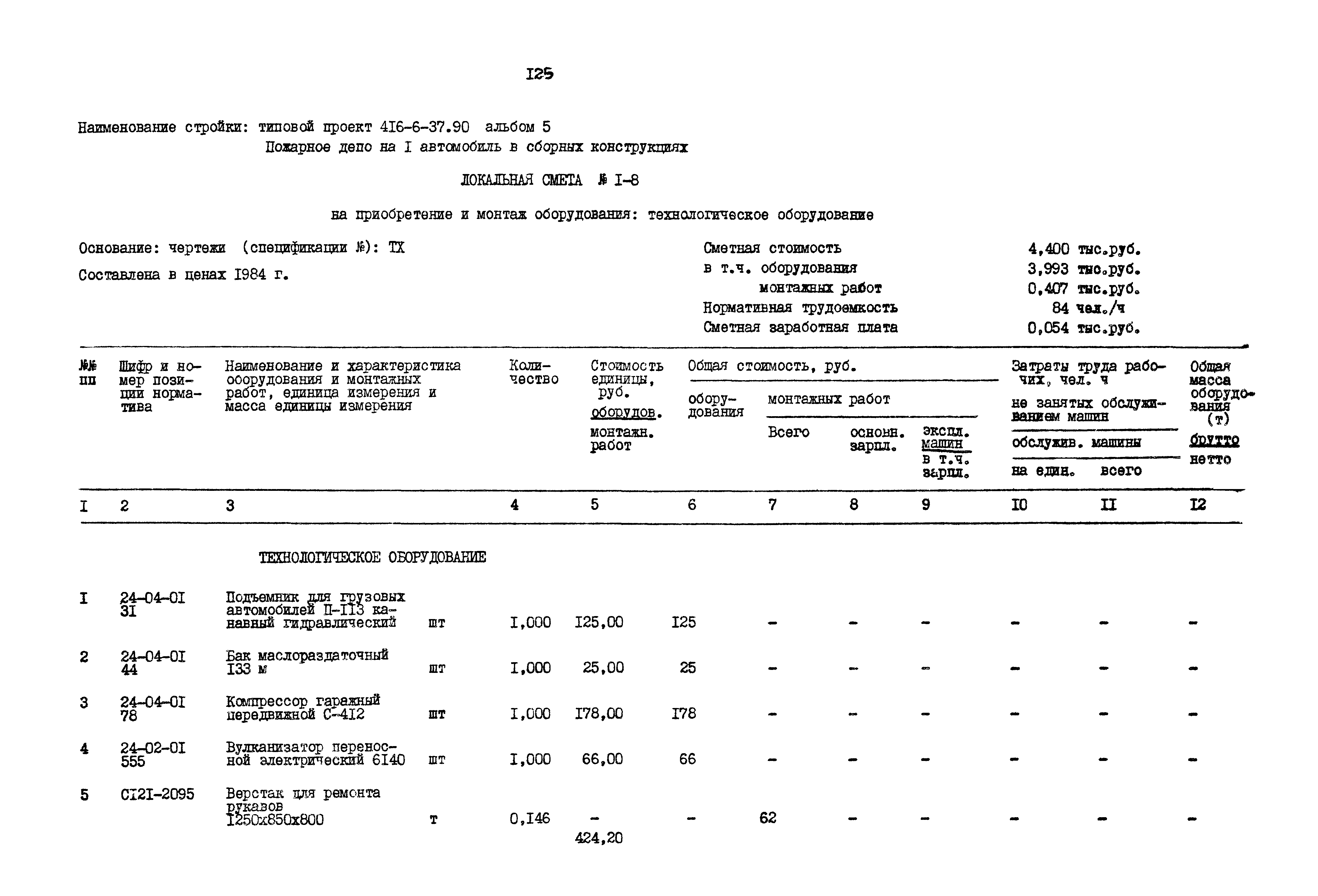 Типовой проект 416-6-37.90