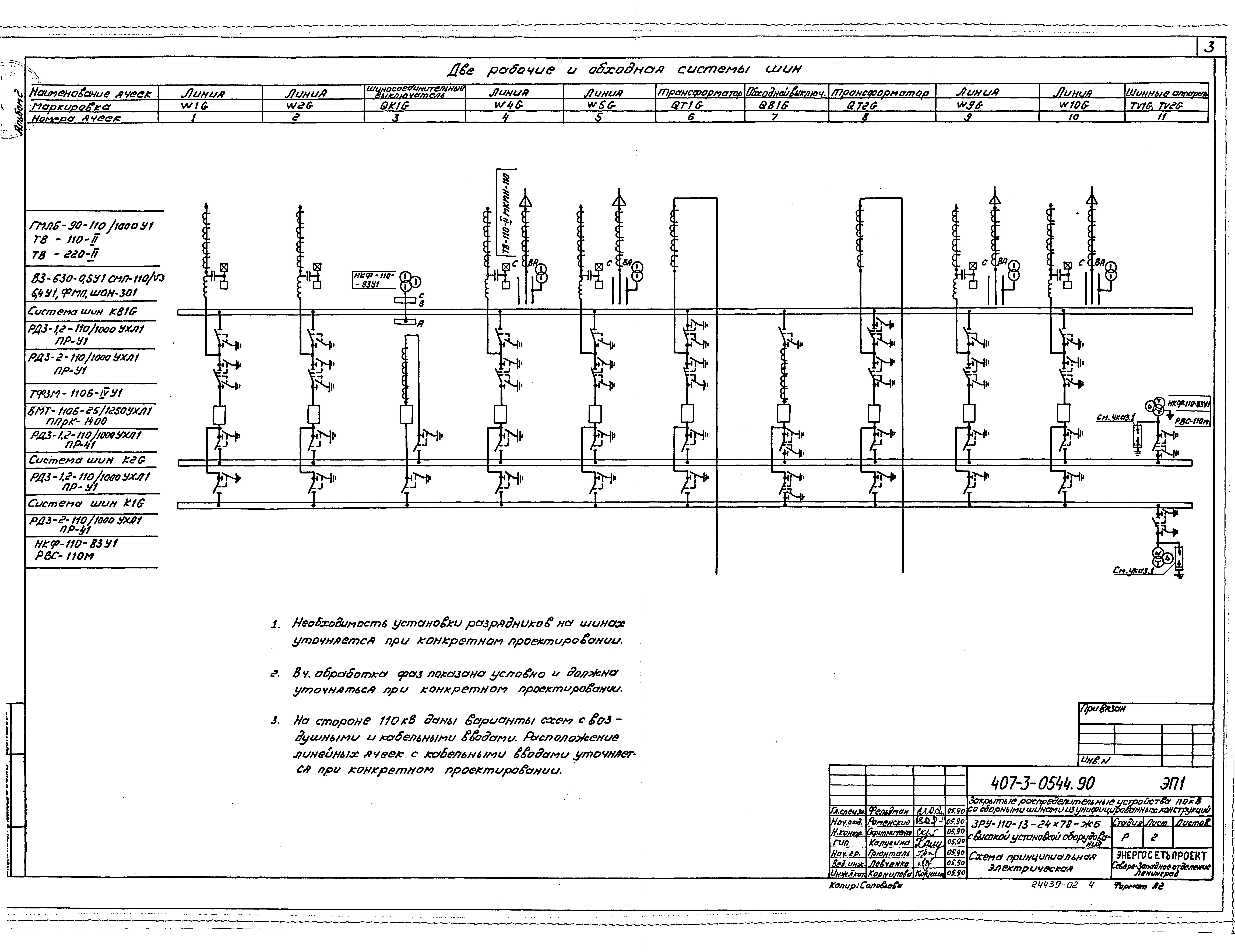 Типовые проектные решения 407-3-0544.90