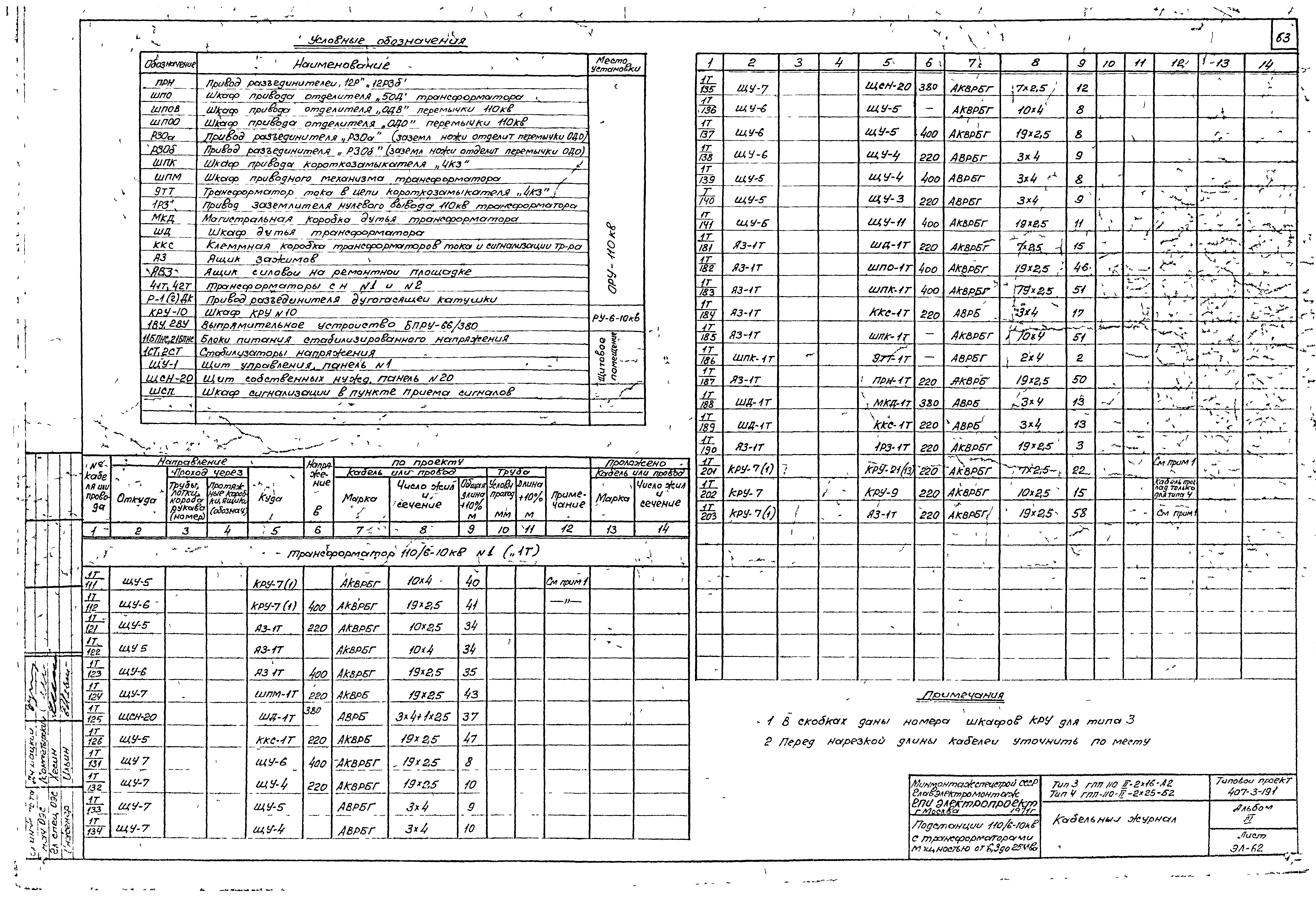 Типовой проект 407-3-191