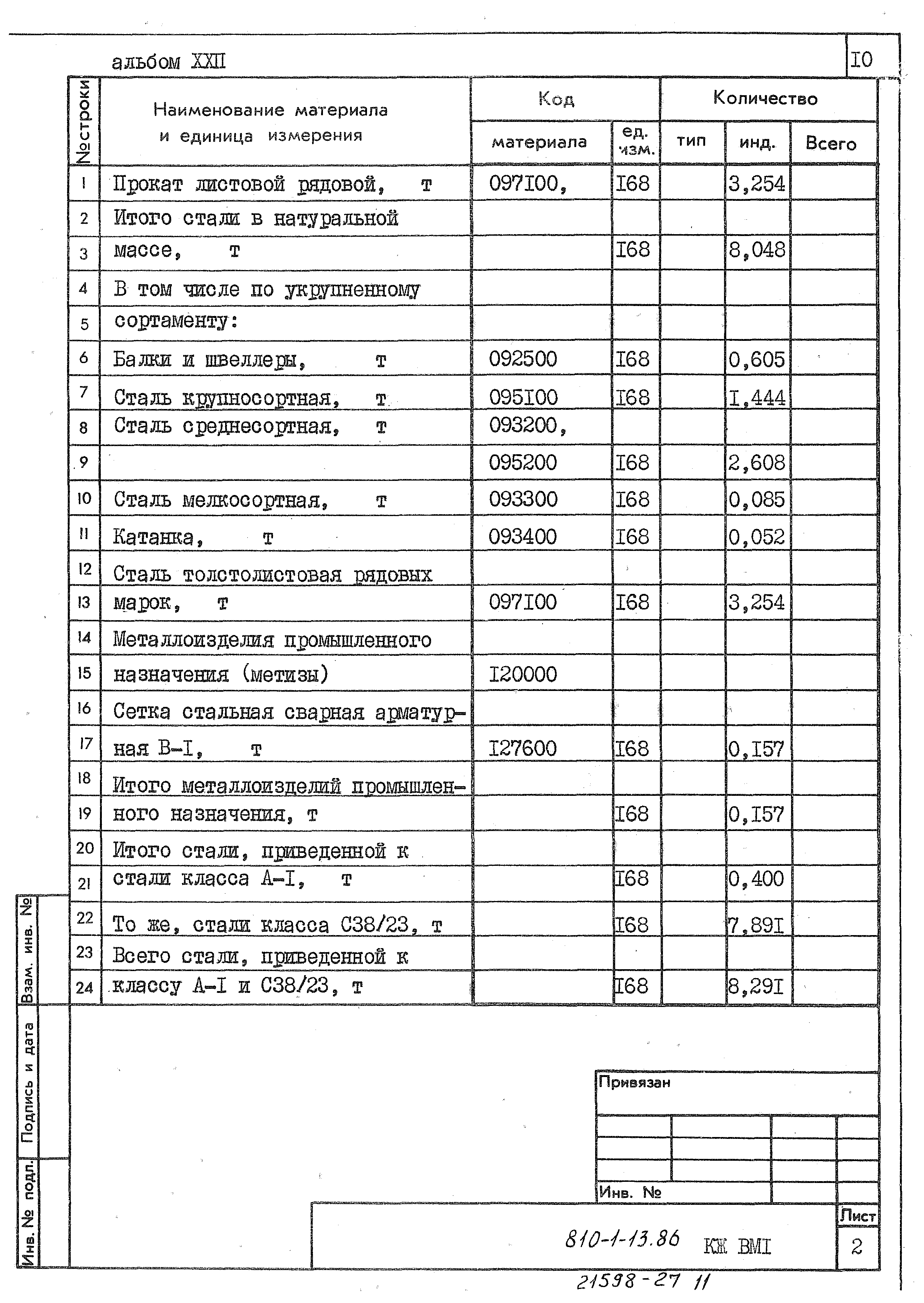 Типовой проект 810-1-13.86