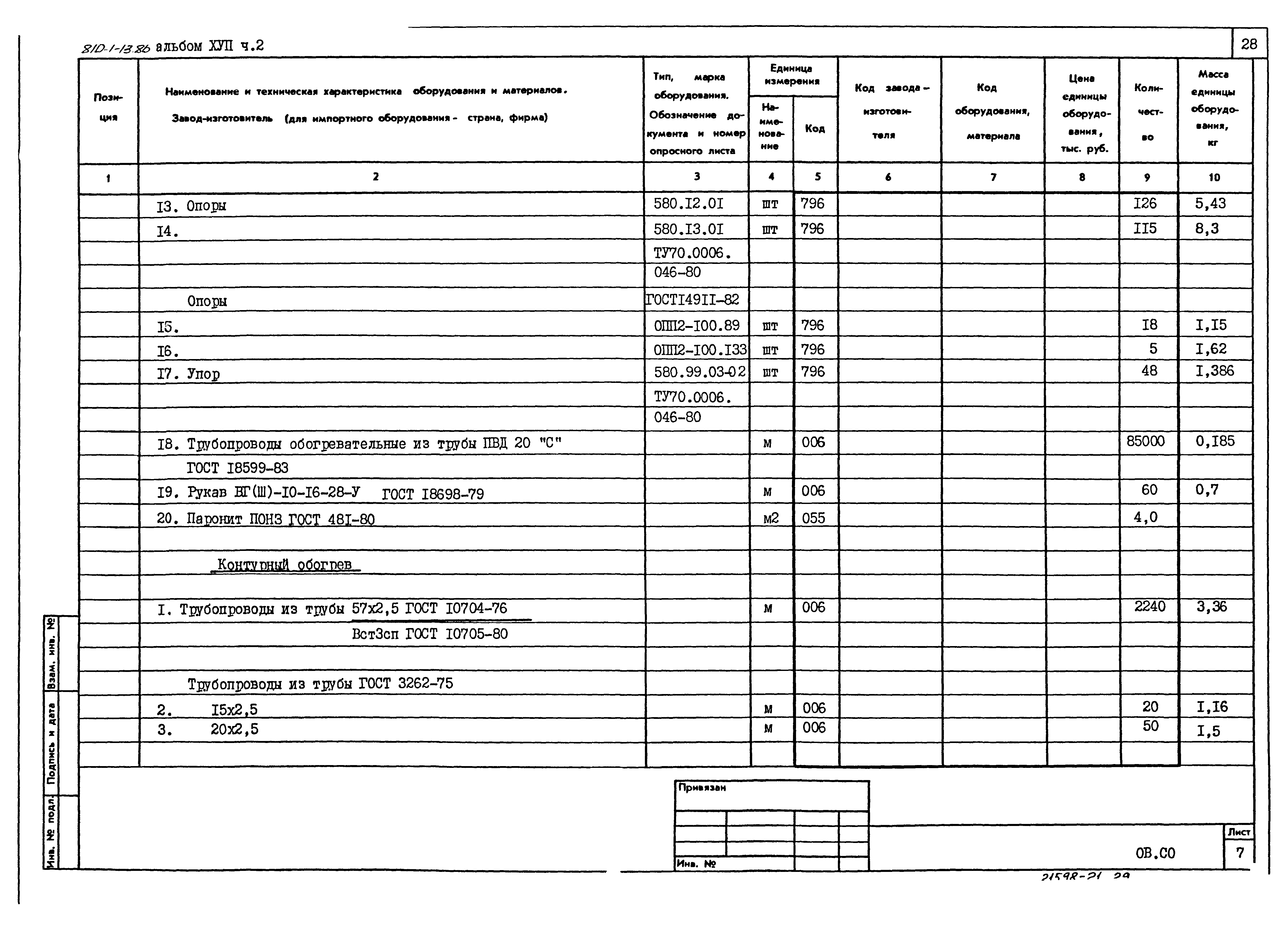 Типовой проект 810-1-13.86