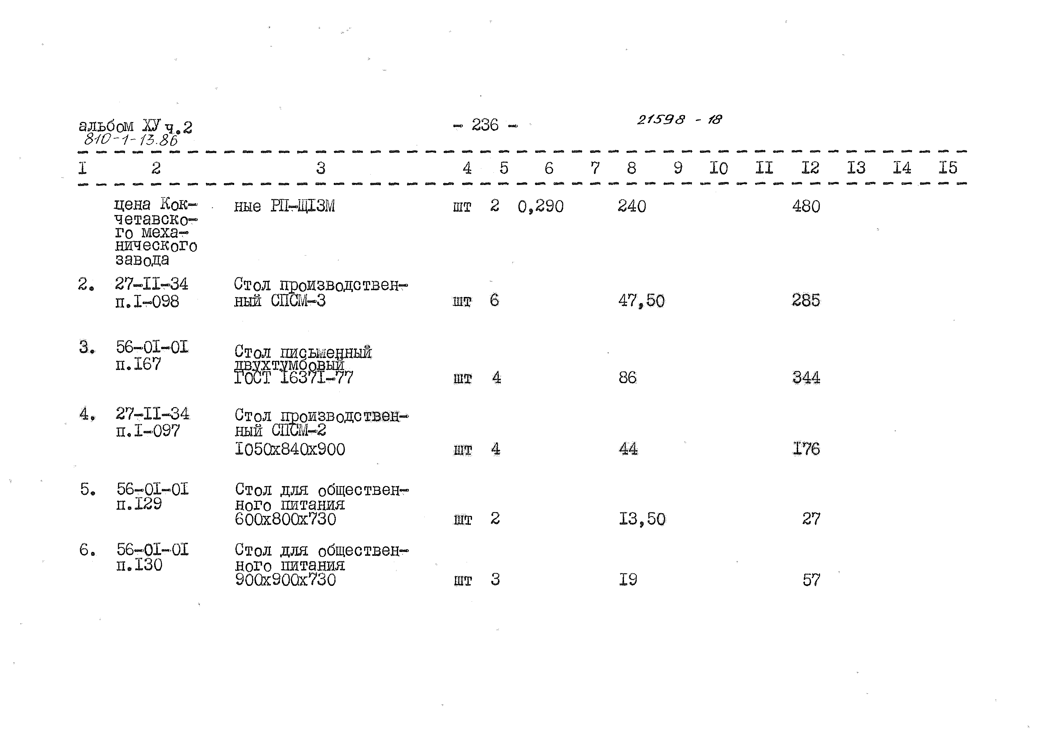 Типовой проект 810-1-13.86