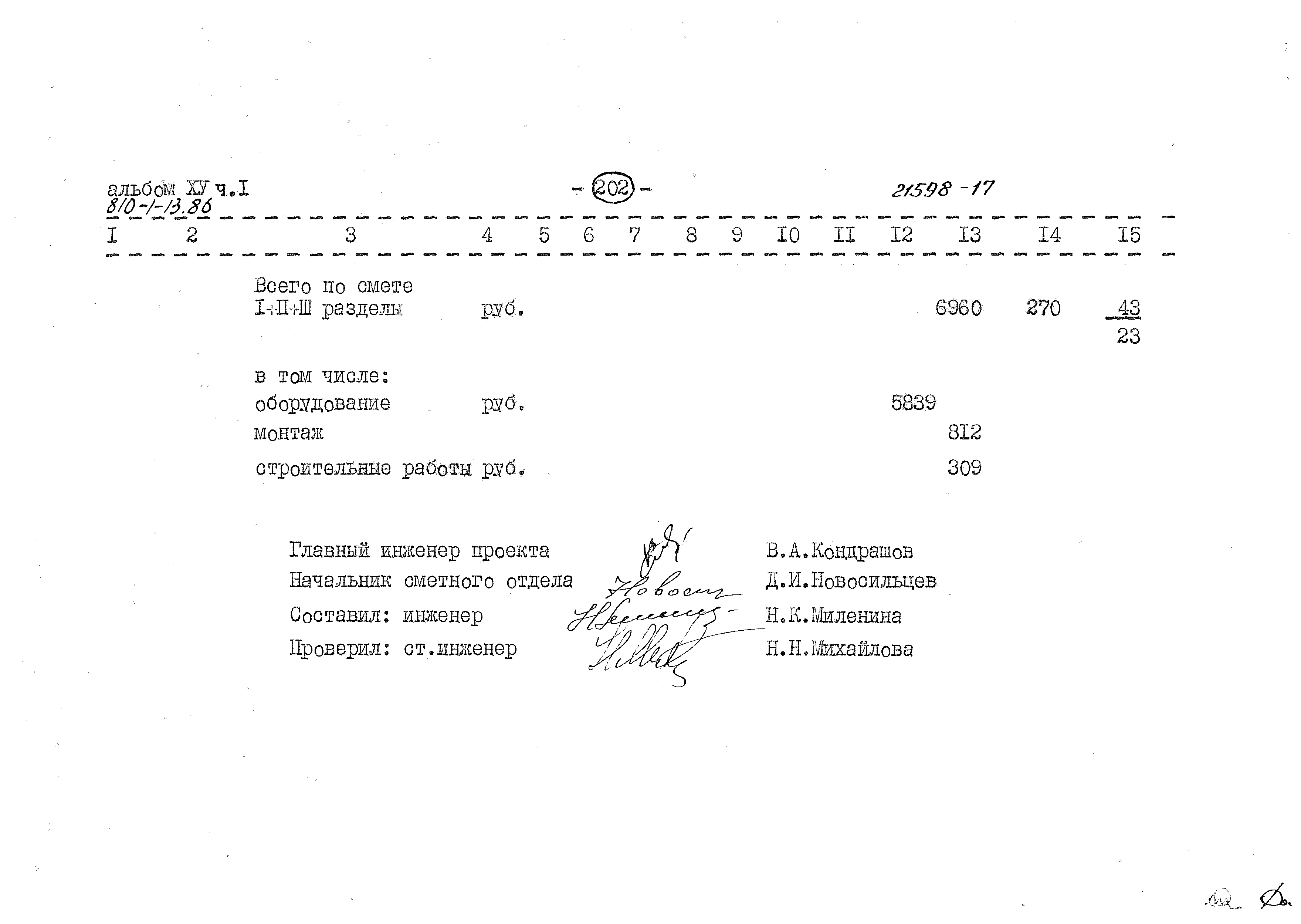 Типовой проект 810-1-13.86