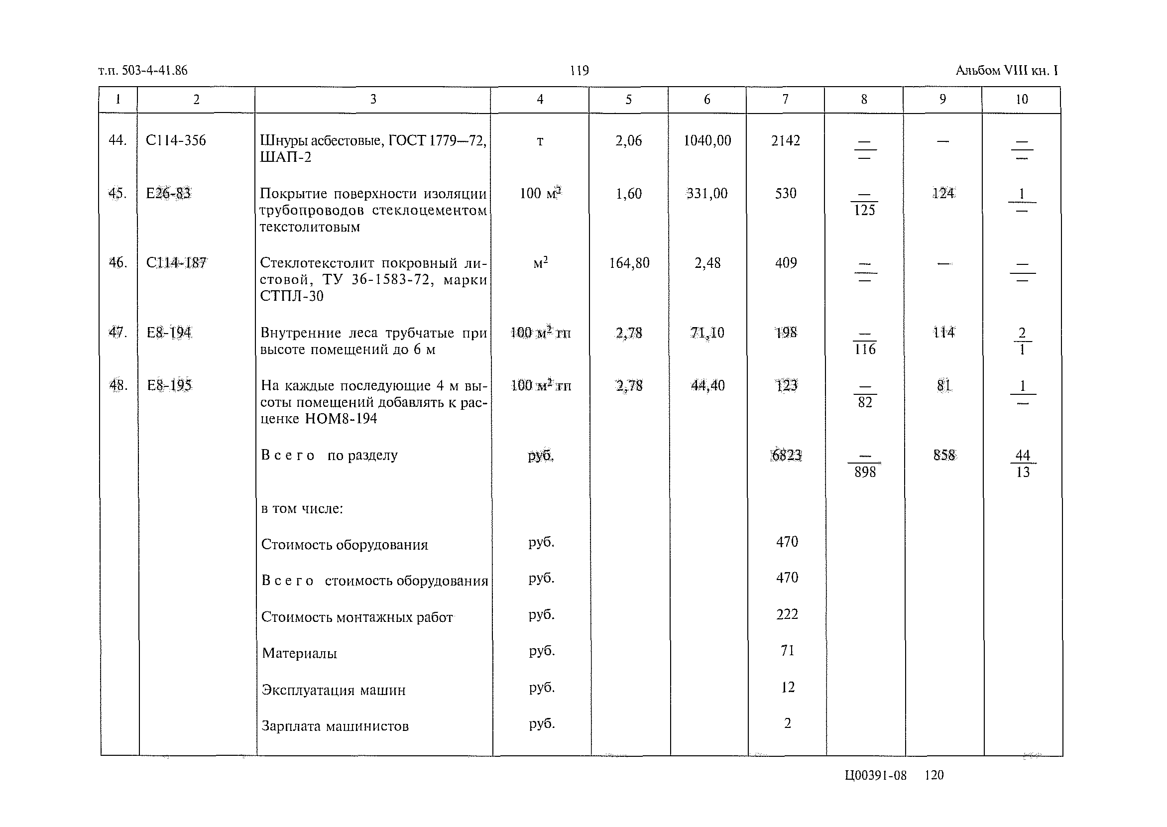 Типовой проект 503-4-41.86