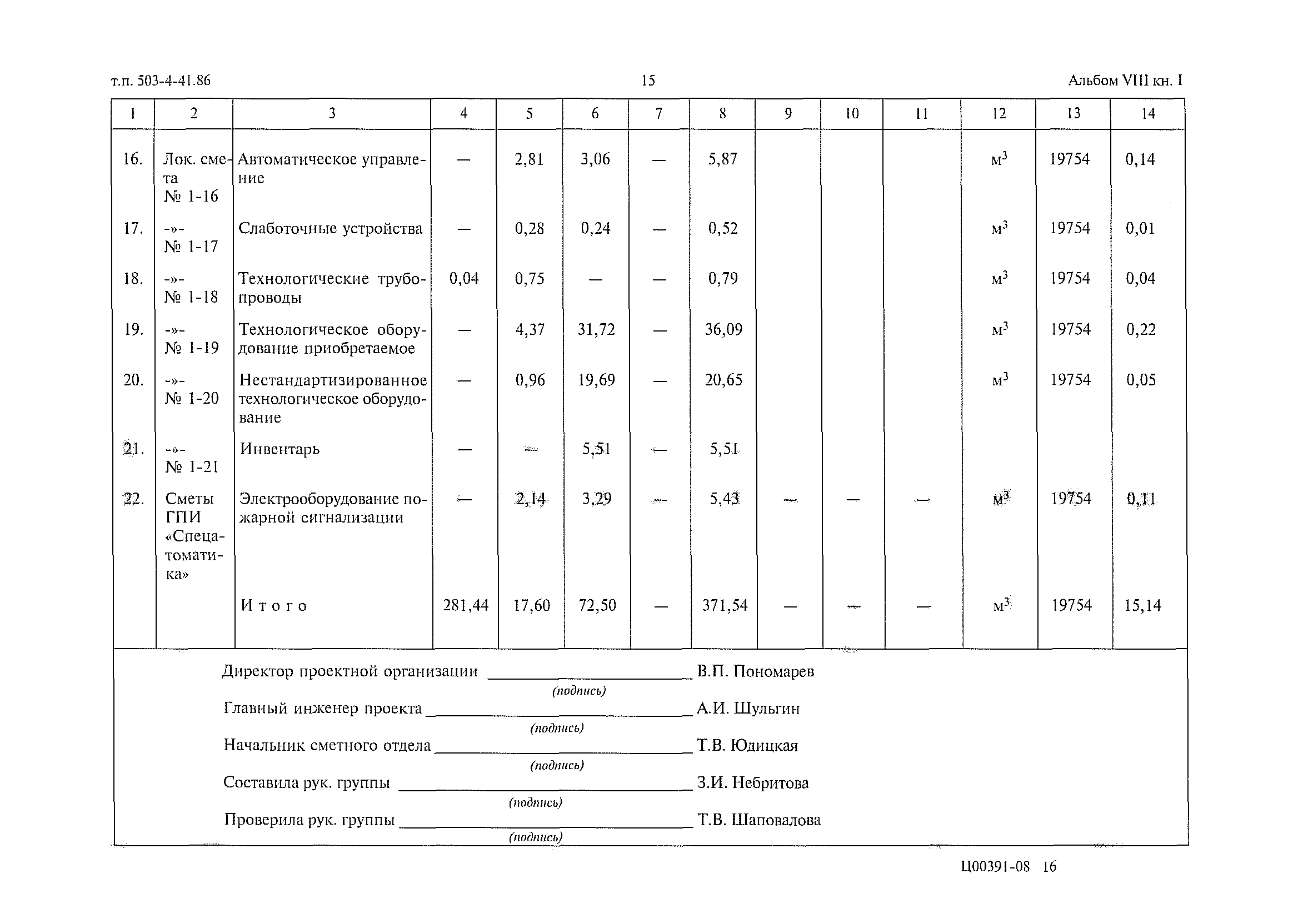 Типовой проект 503-4-41.86