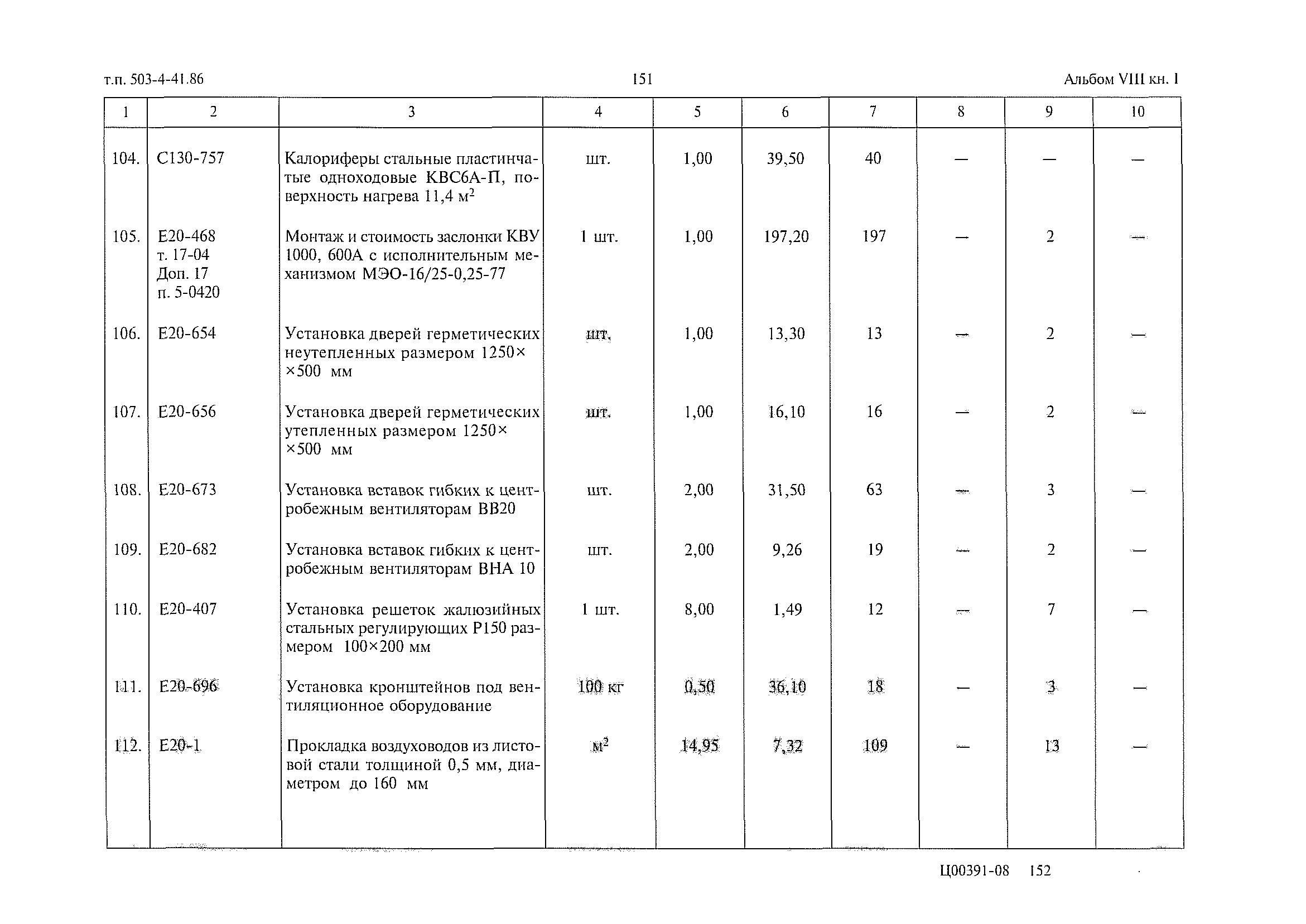 Типовой проект 503-4-41.86