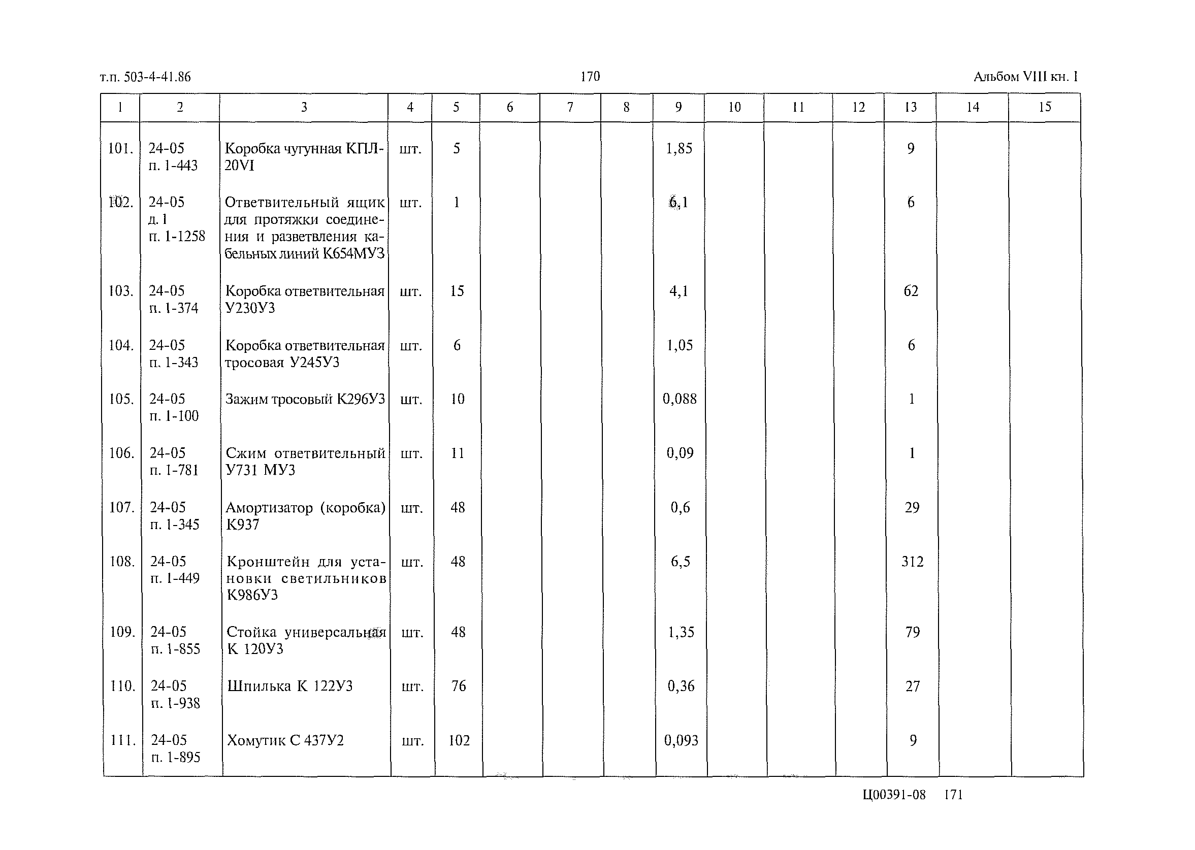 Типовой проект 503-4-41.86