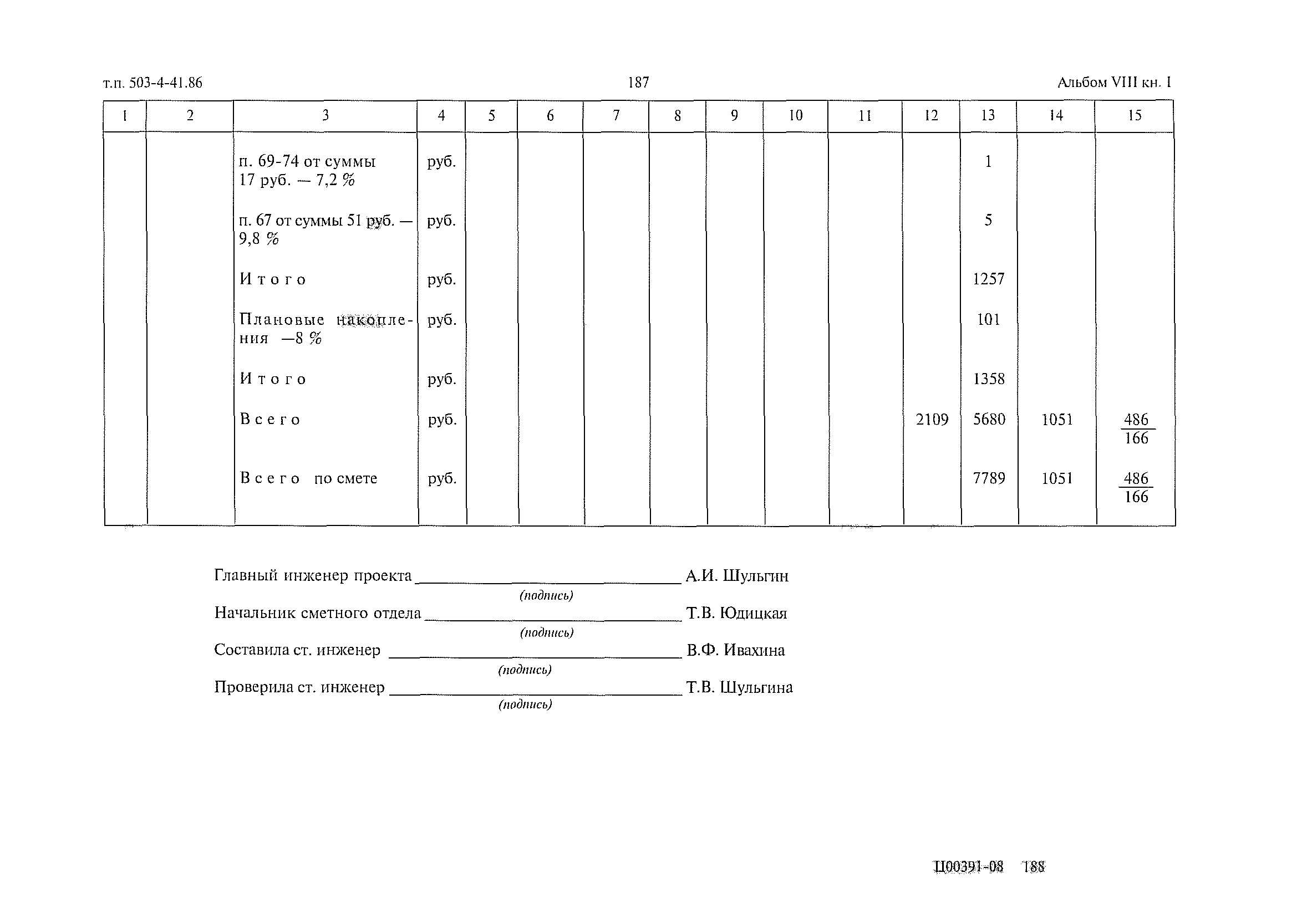 Типовой проект 503-4-41.86