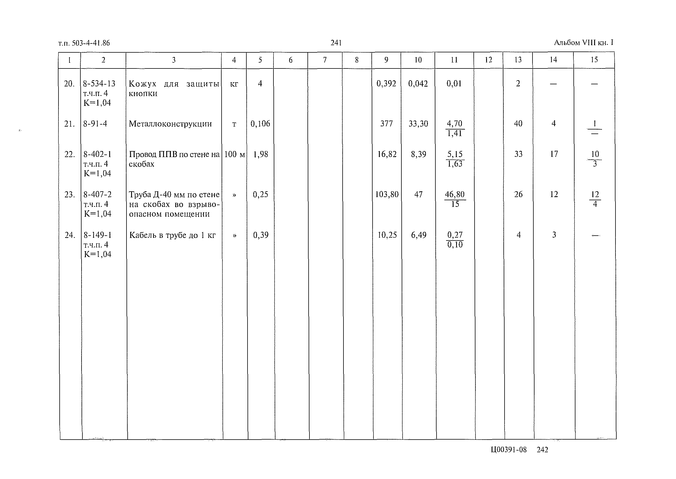 Типовой проект 503-4-41.86