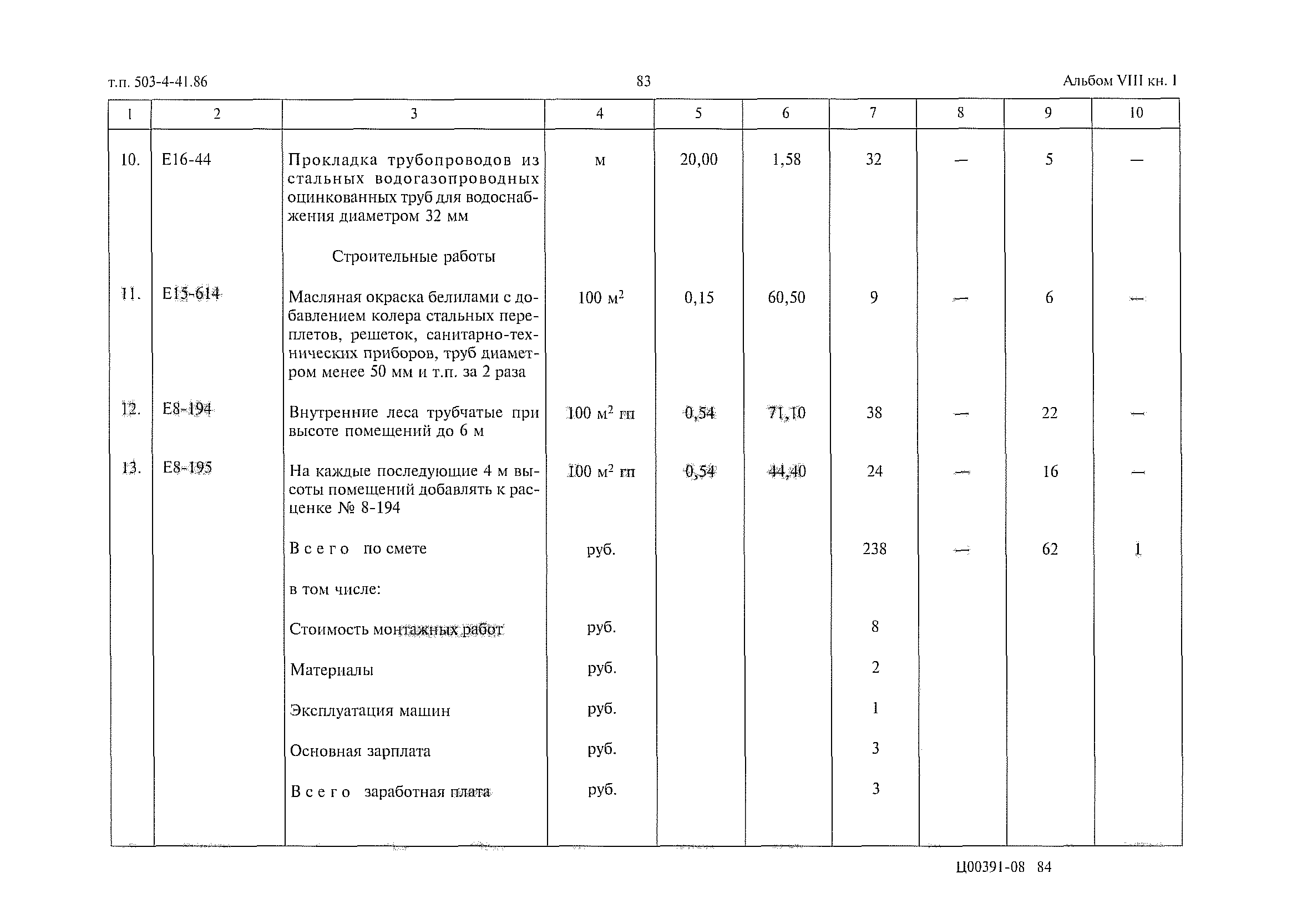 Типовой проект 503-4-41.86