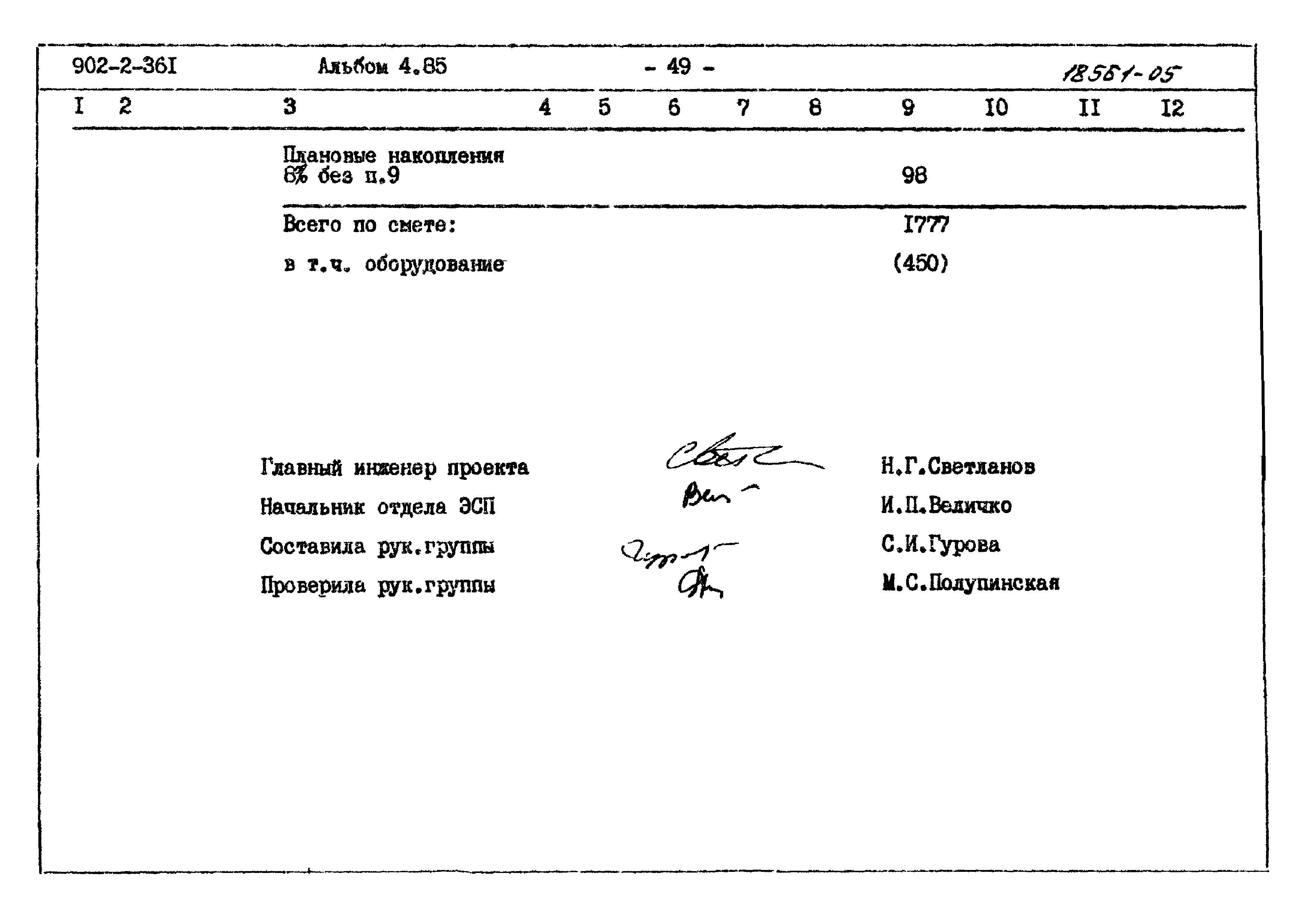 Типовой проект 902-2-361