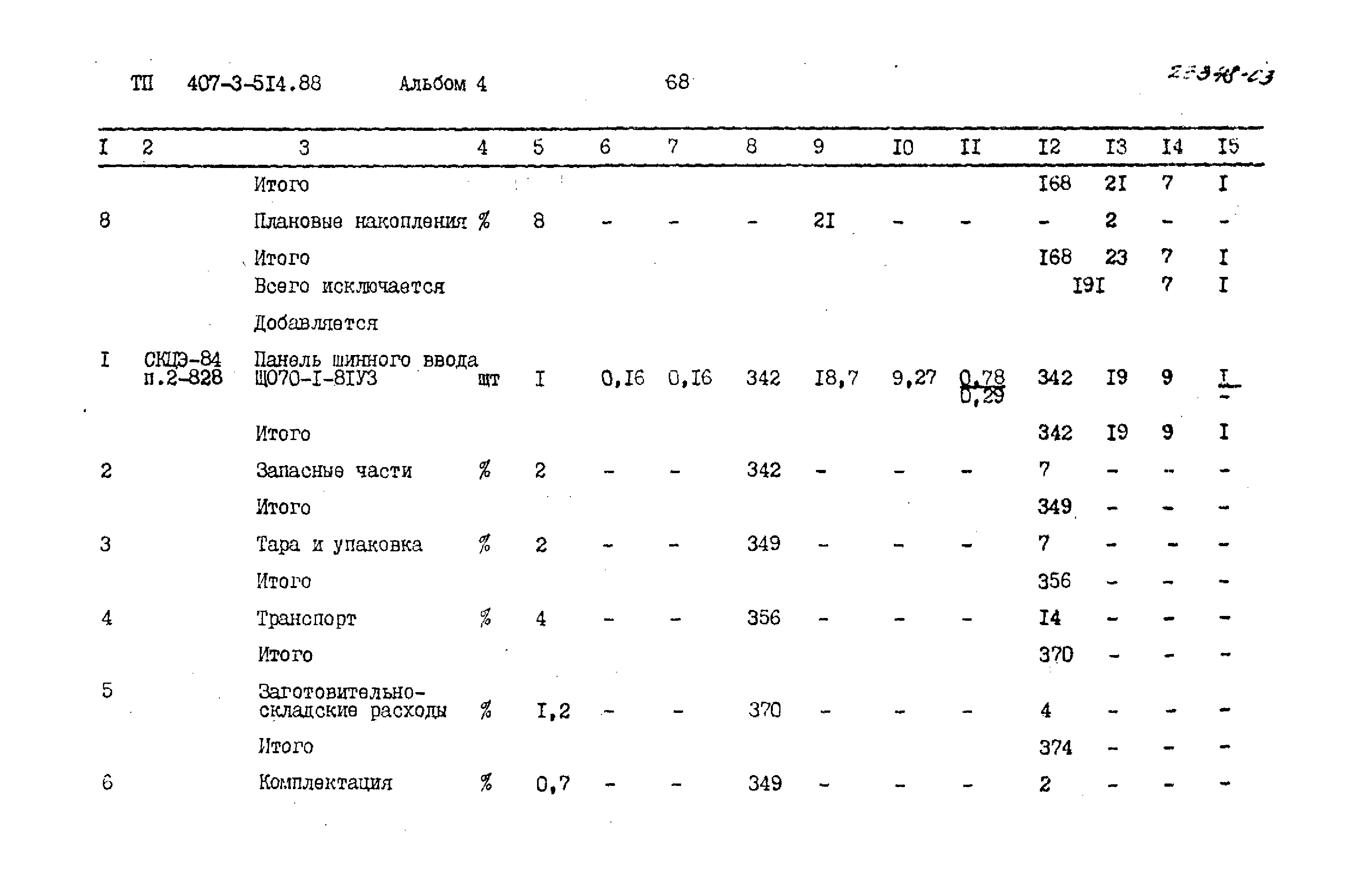 Типовой проект 407-3-514.88