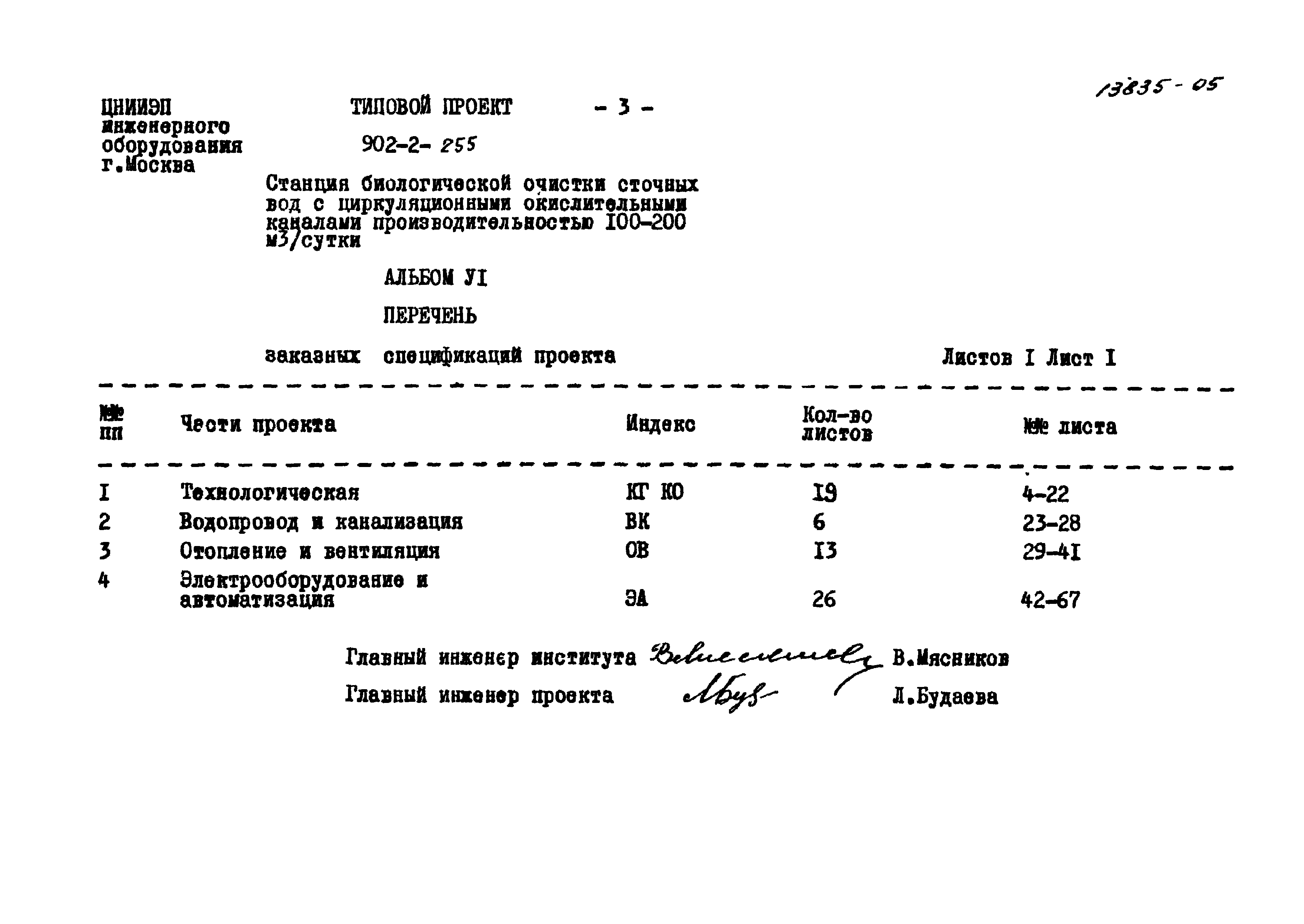 Типовой проект 902-2-255