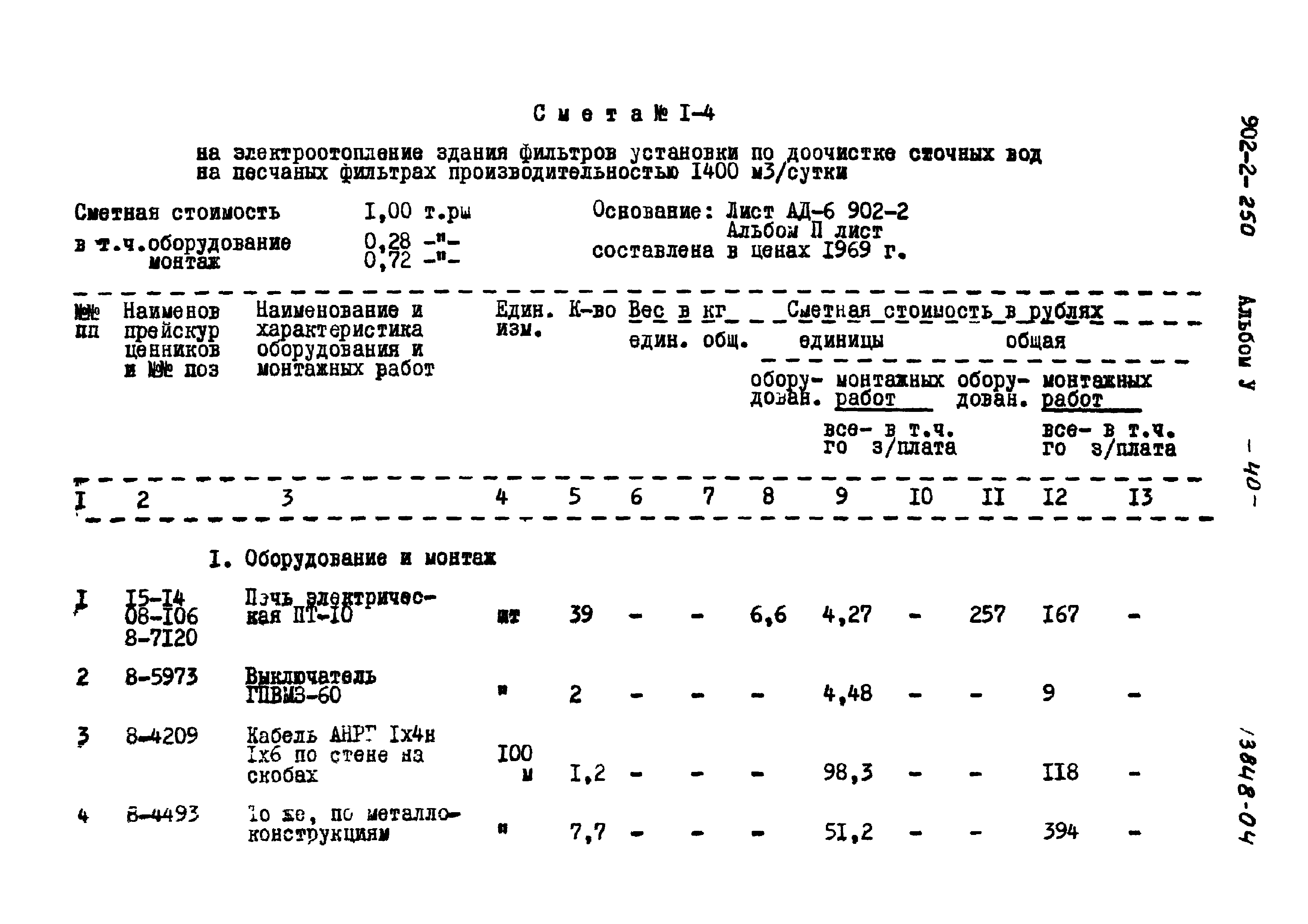 Типовой проект 902-2-250