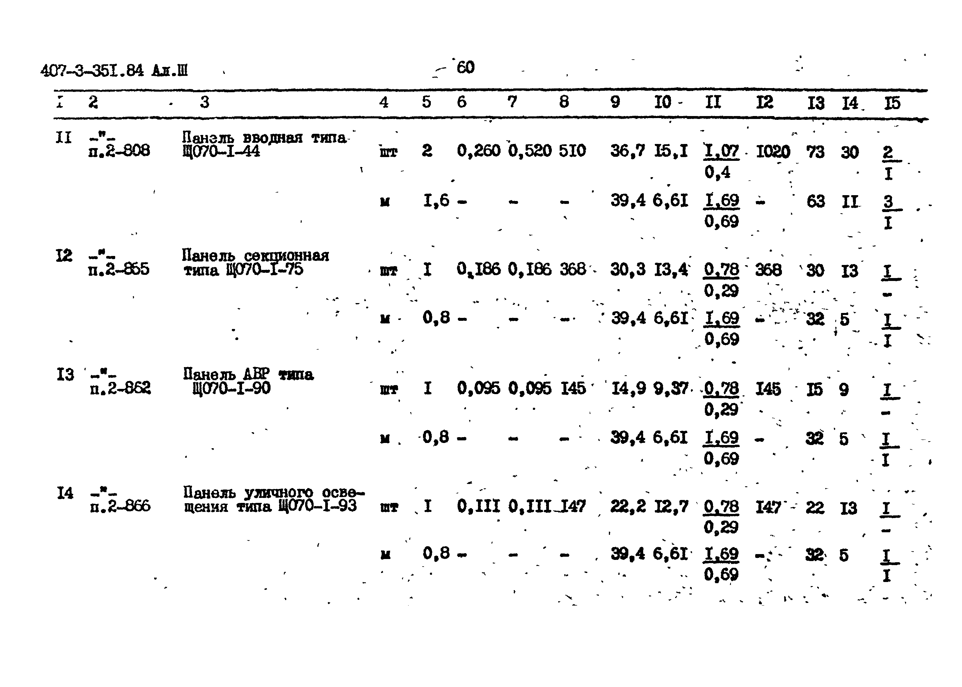 Типовой проект 407-3-351.84