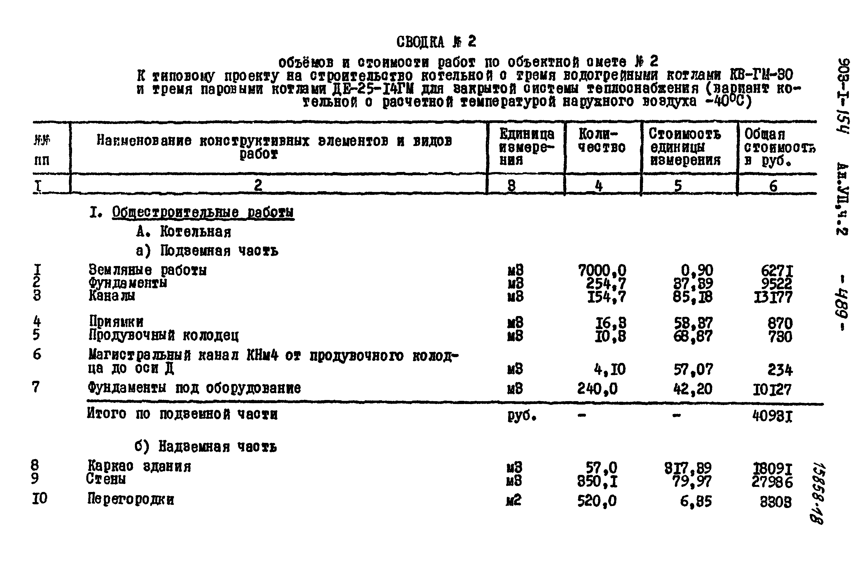 Типовой проект 903-1-154