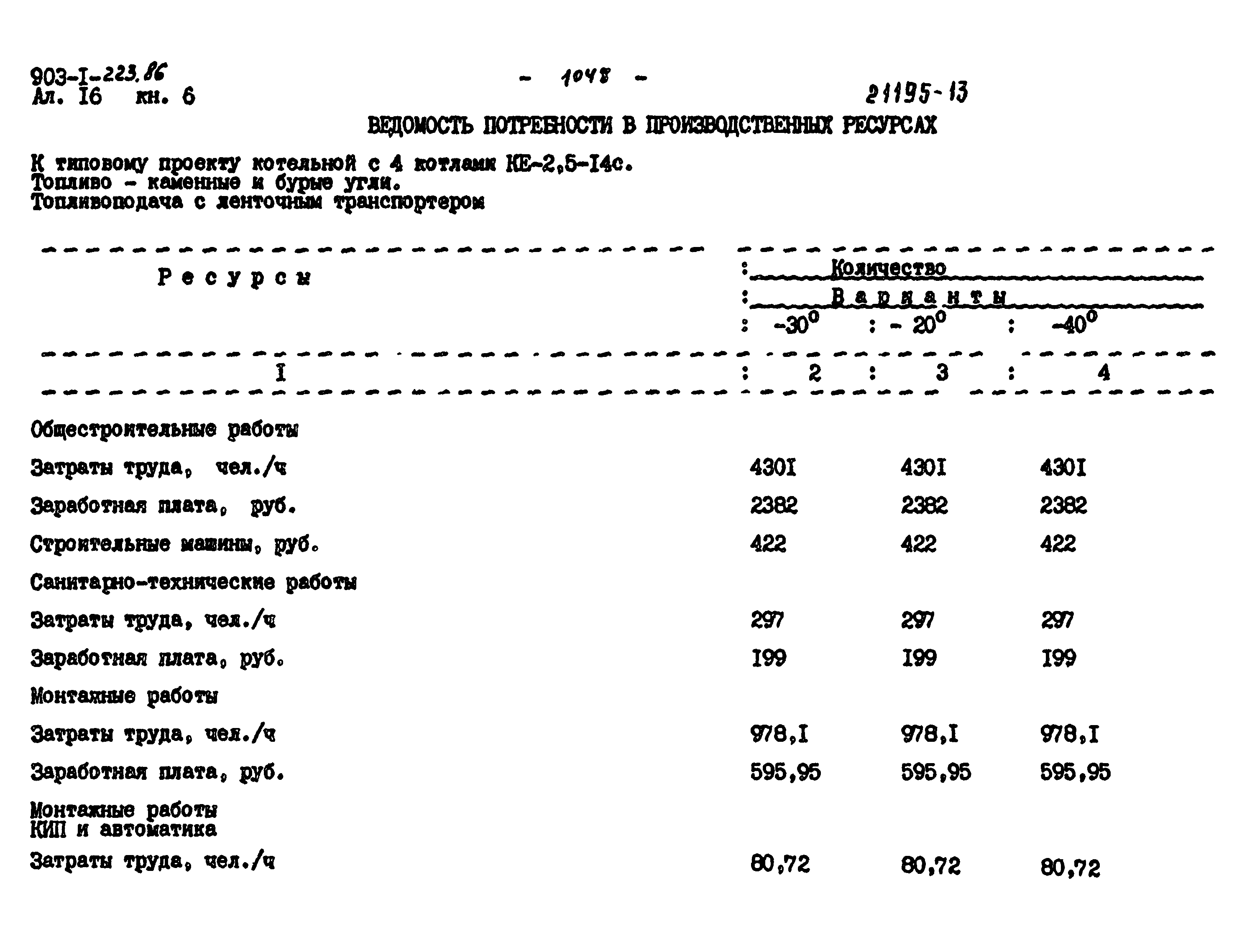 Типовой проект 903-1-223.86