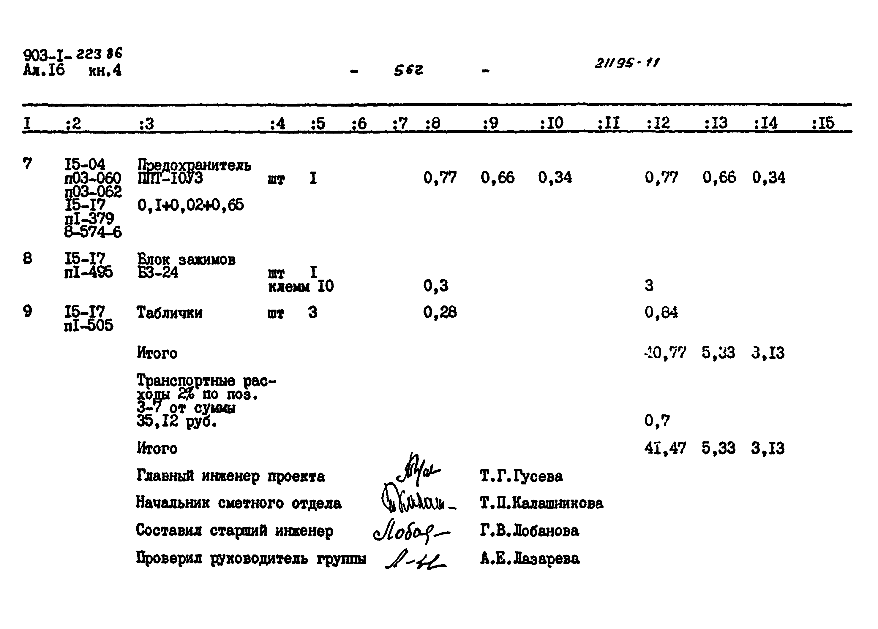 Типовой проект 903-1-223.86