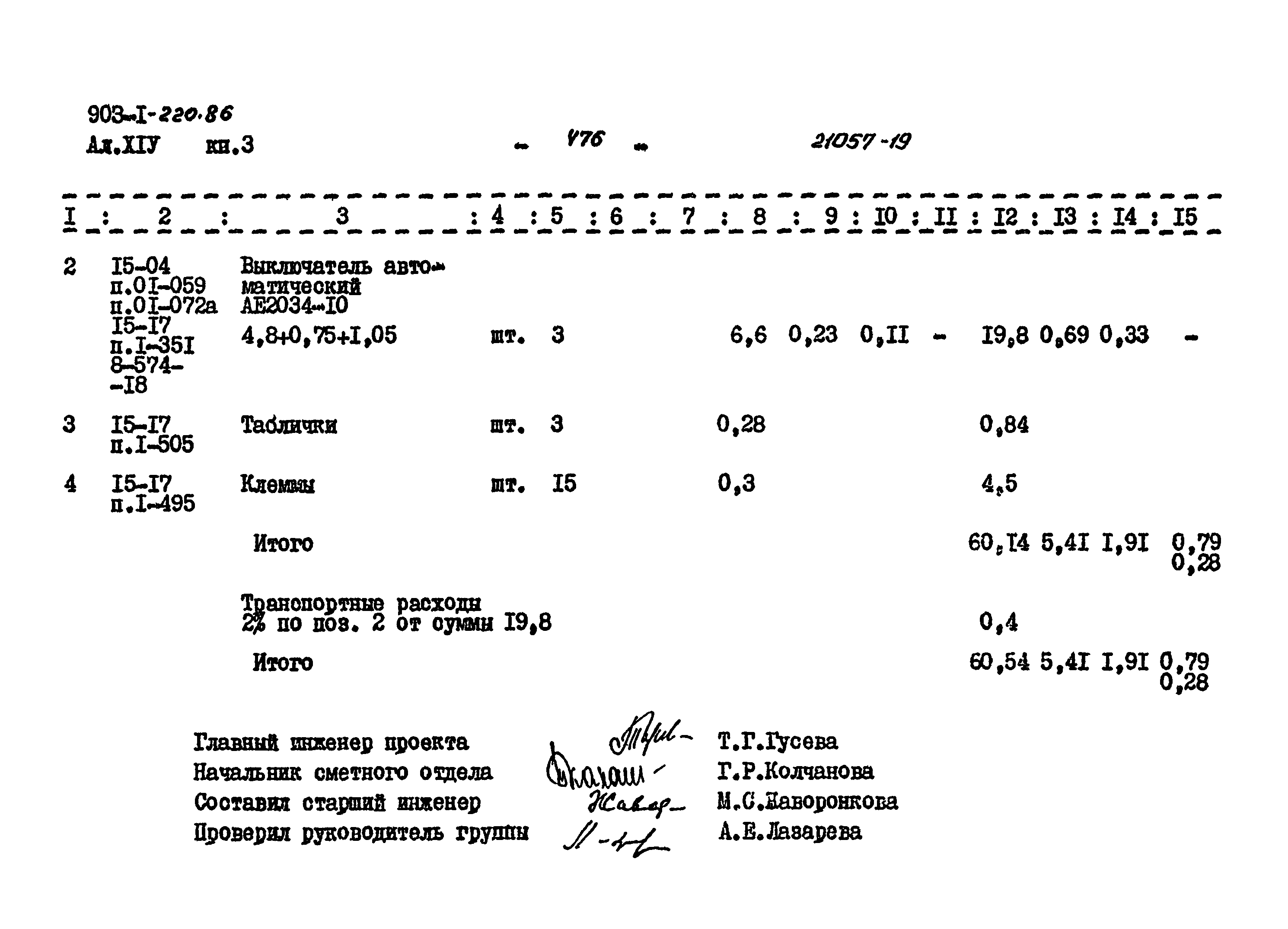 Типовой проект 903-1-220.86