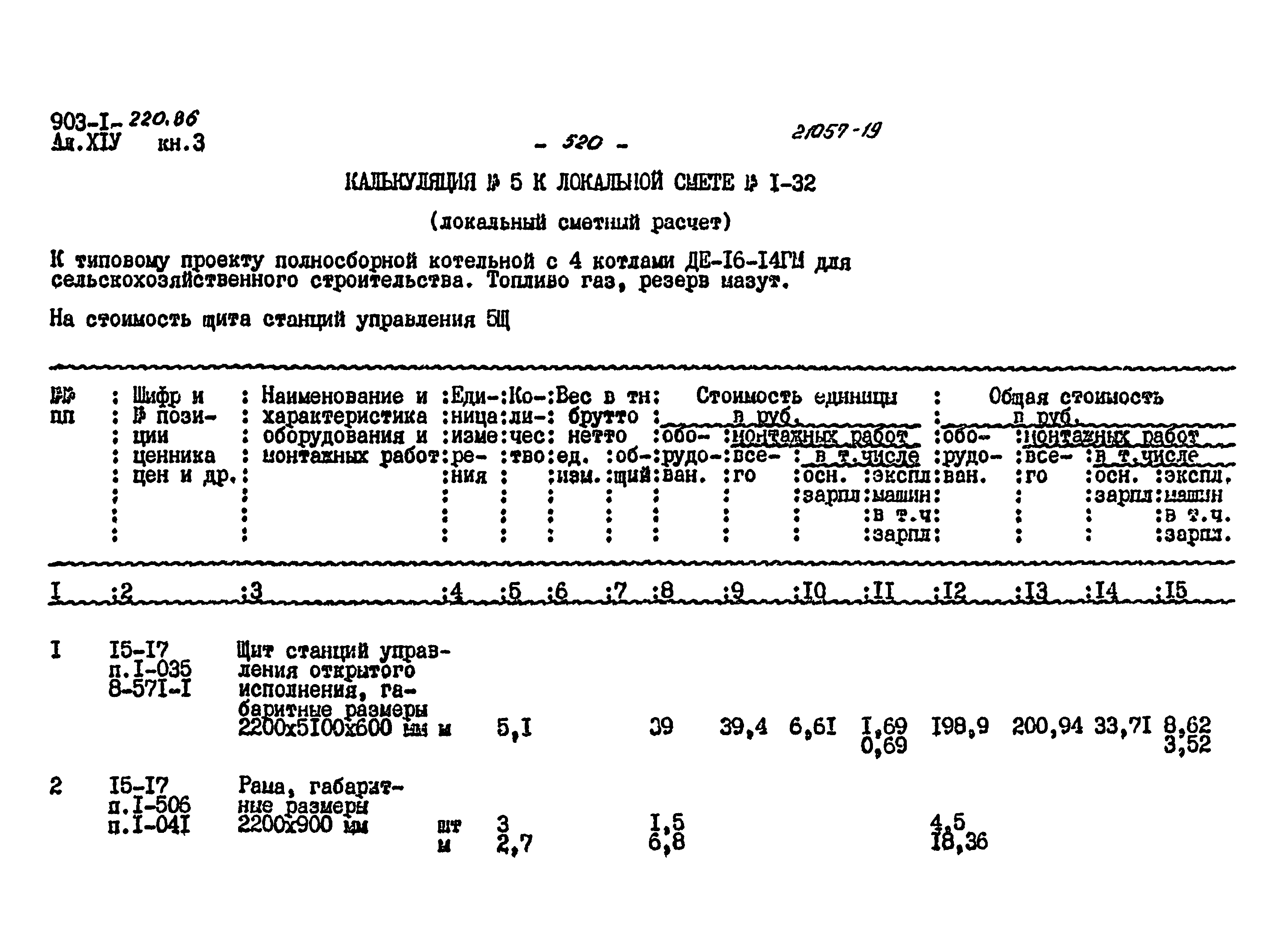 Типовой проект 903-1-220.86