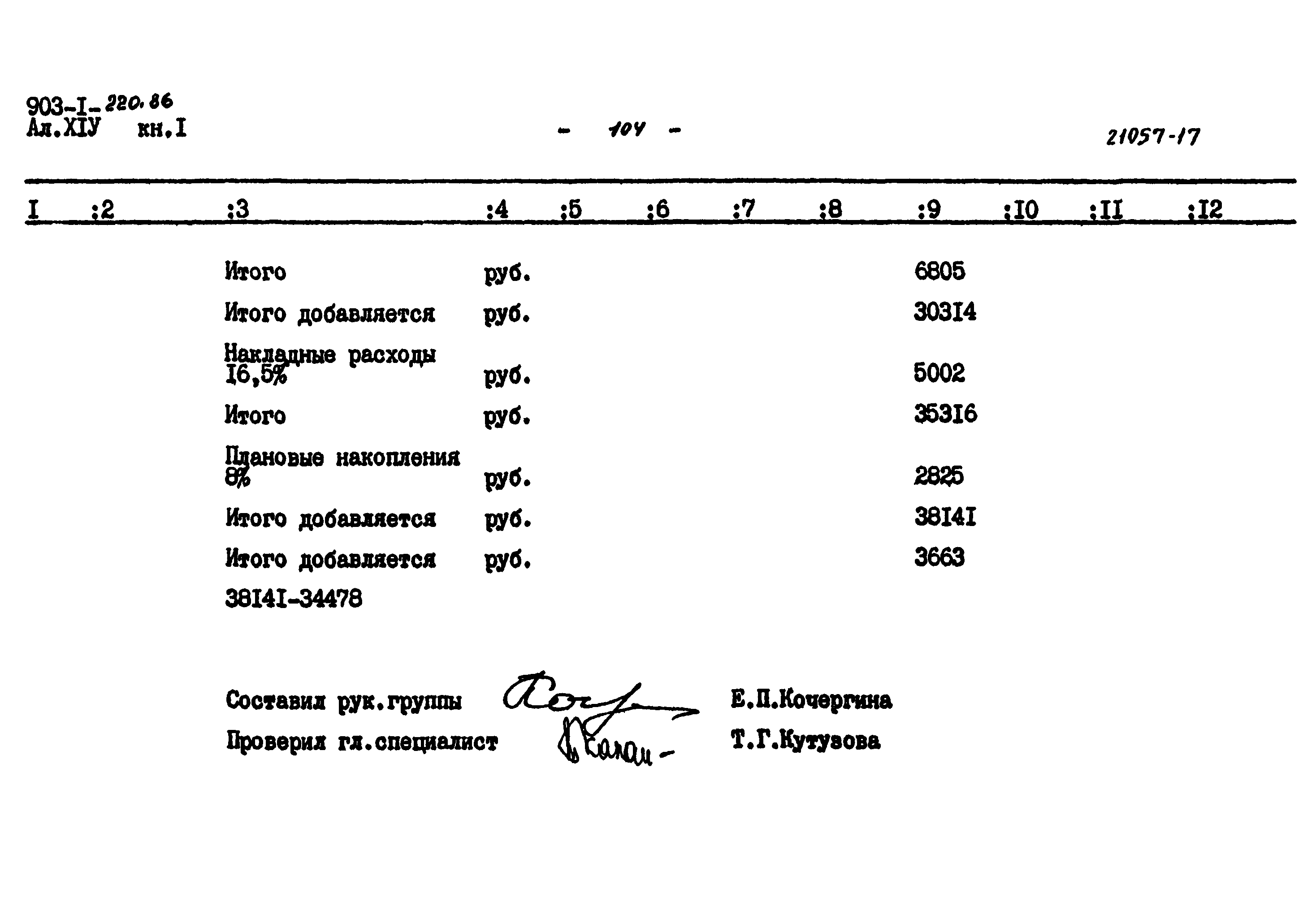 Типовой проект 903-1-220.86