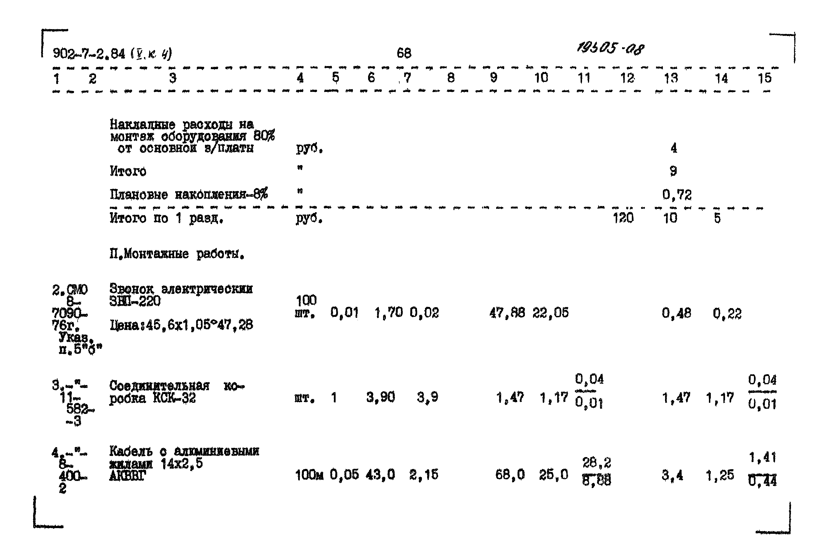 Типовой проект 902-7-2.84