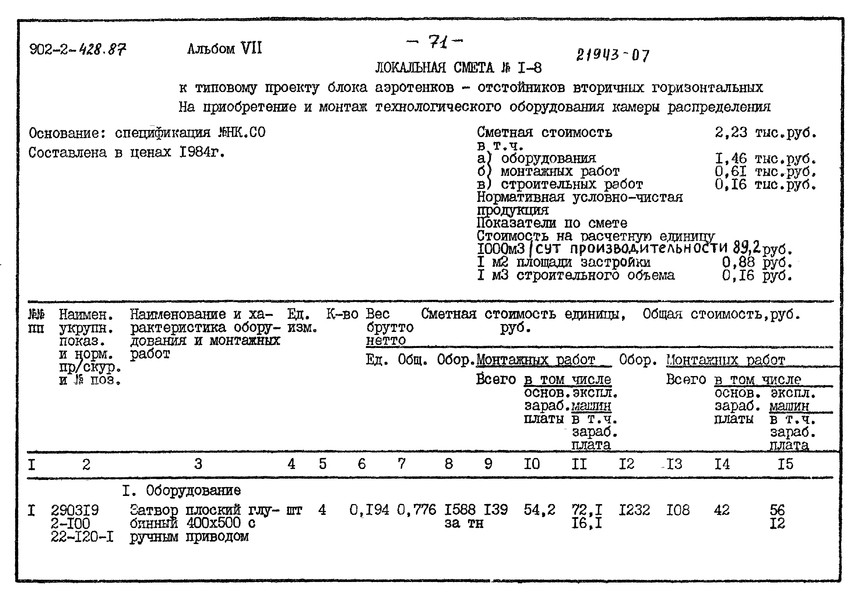 Типовой проект 902-2-428.87