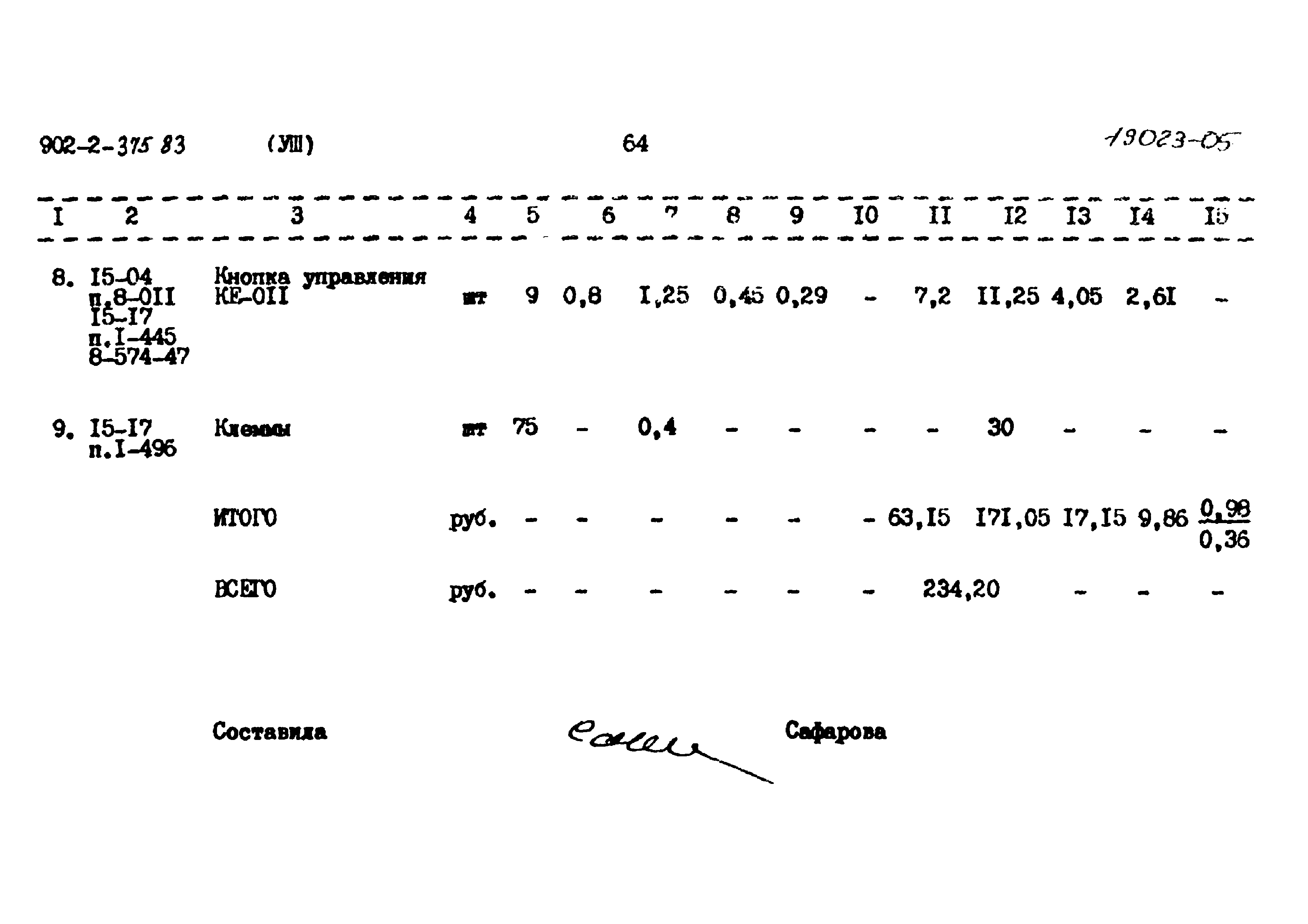 Типовой проект 902-2-375.83