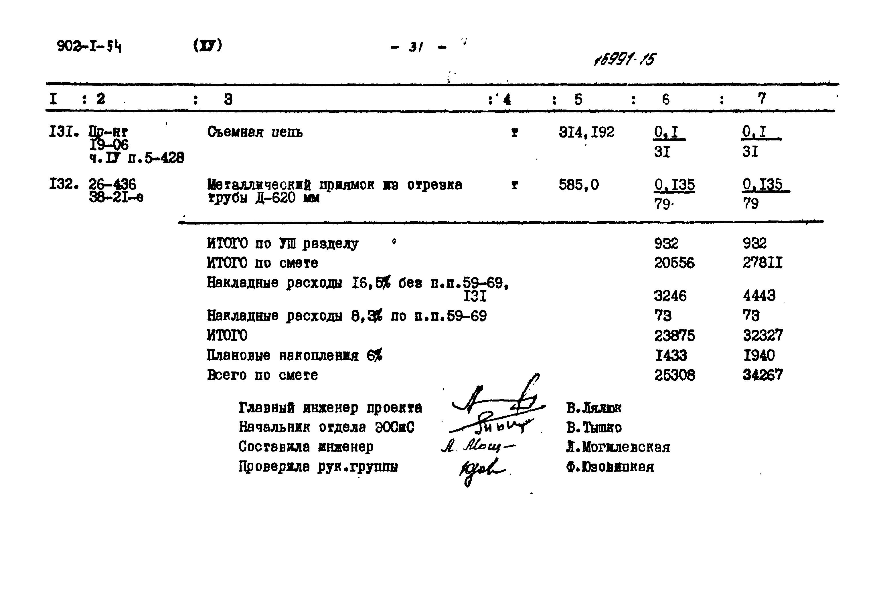 Типовой проект 902-1-54