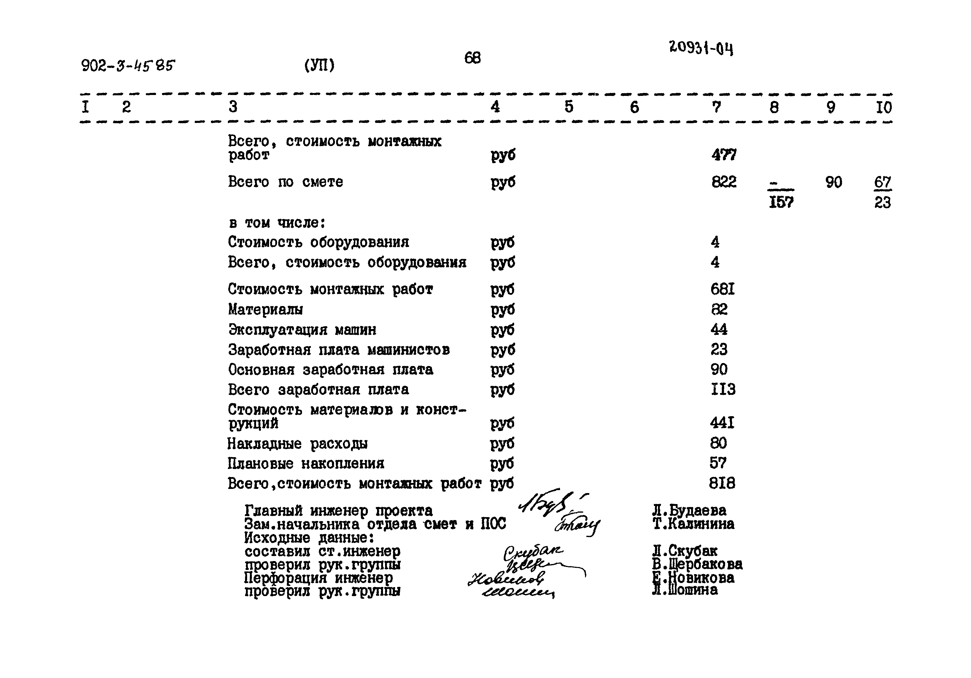 Типовой проект 902-3-45.85