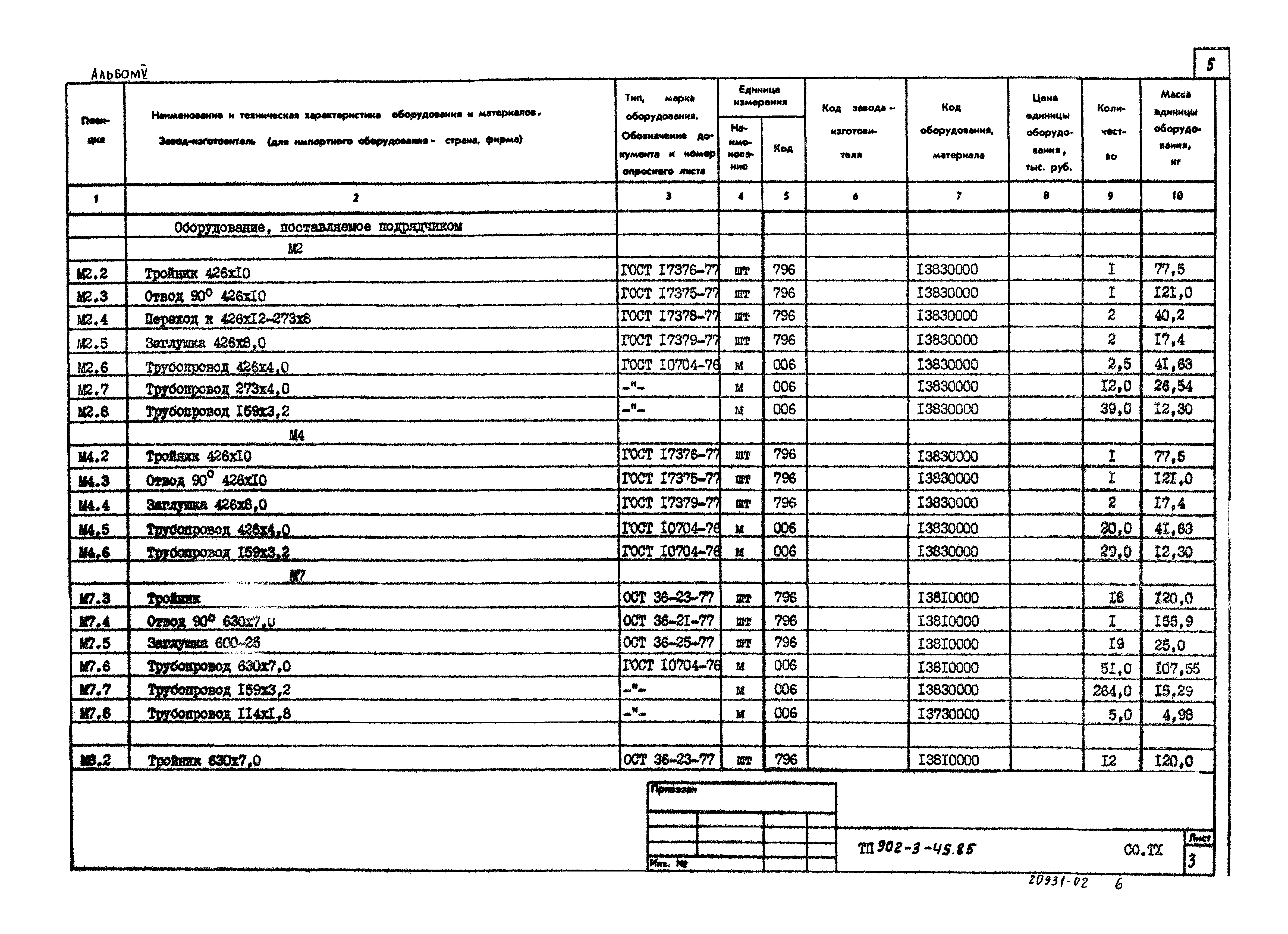 Типовой проект 902-3-45.85