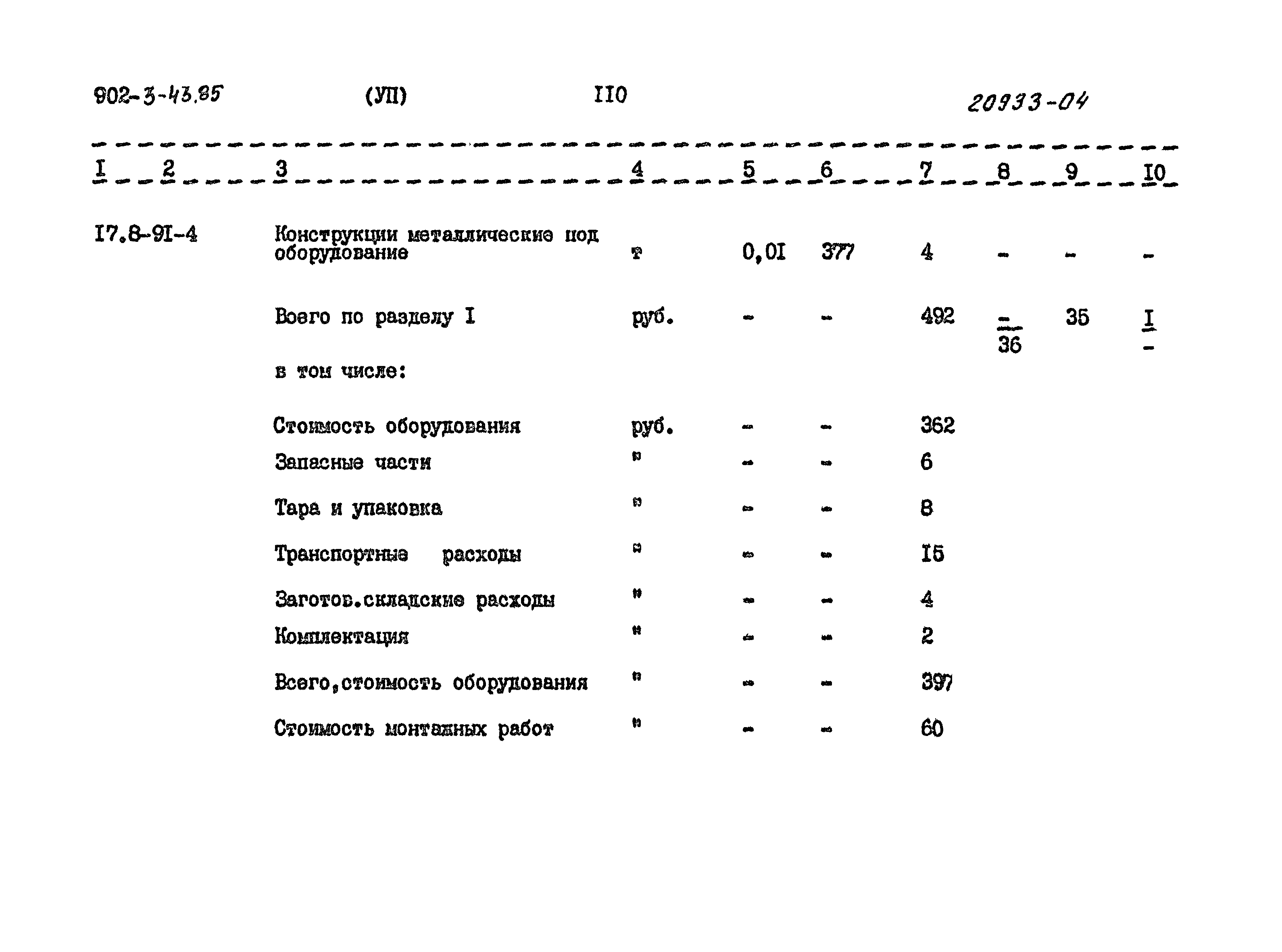 Типовой проект 902-3-43.85