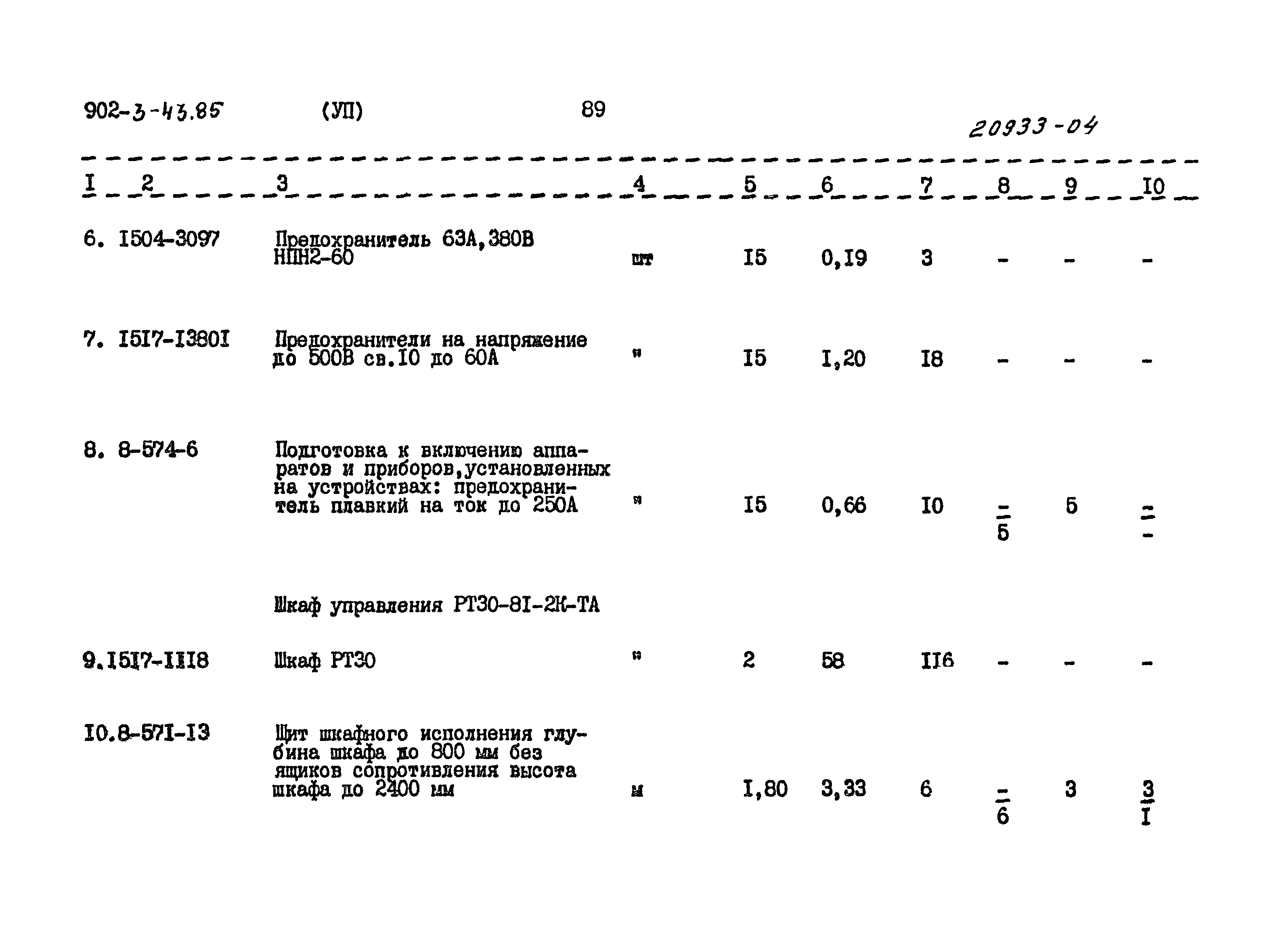 Типовой проект 902-3-43.85