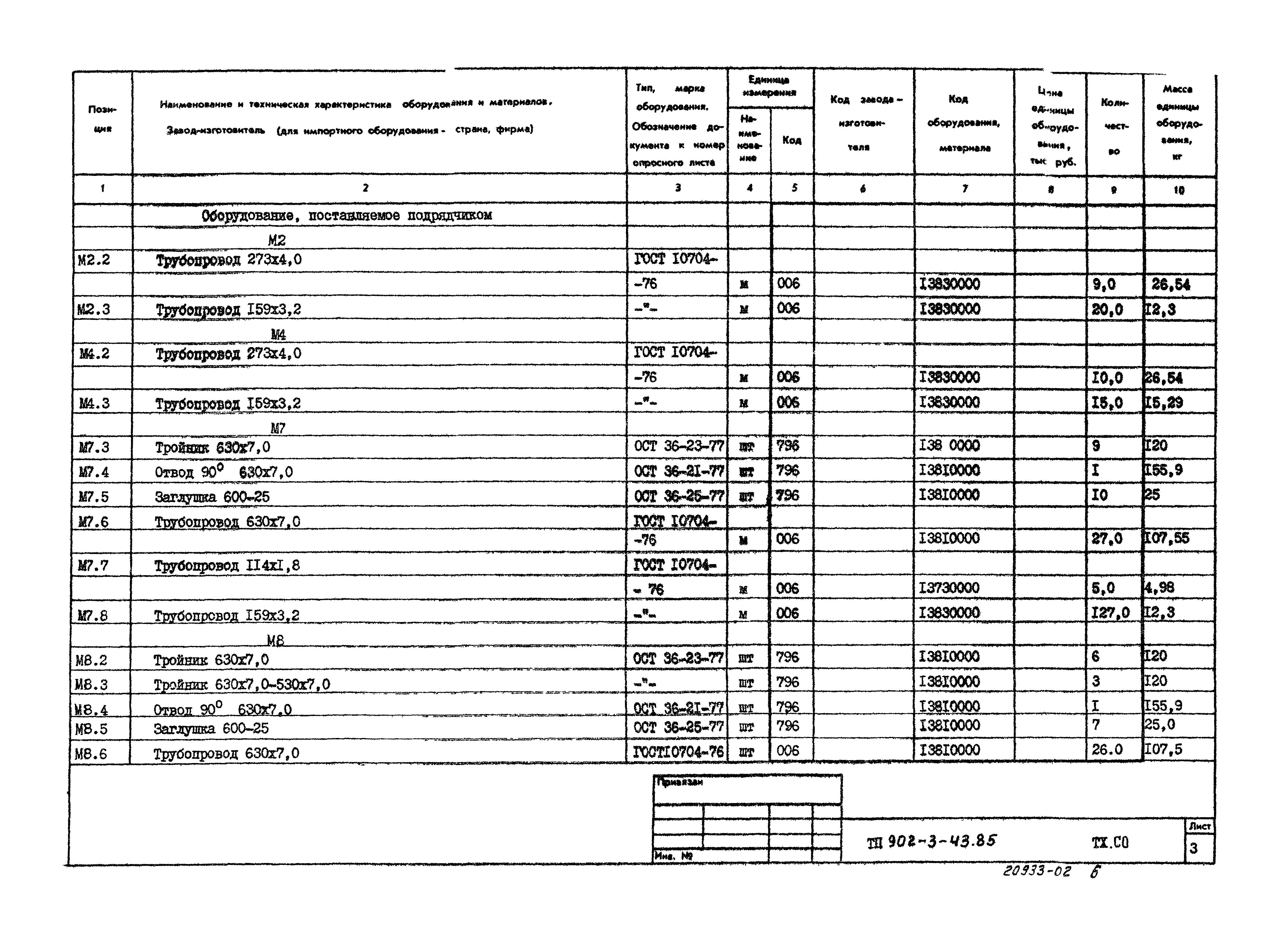 Типовой проект 902-3-43.85