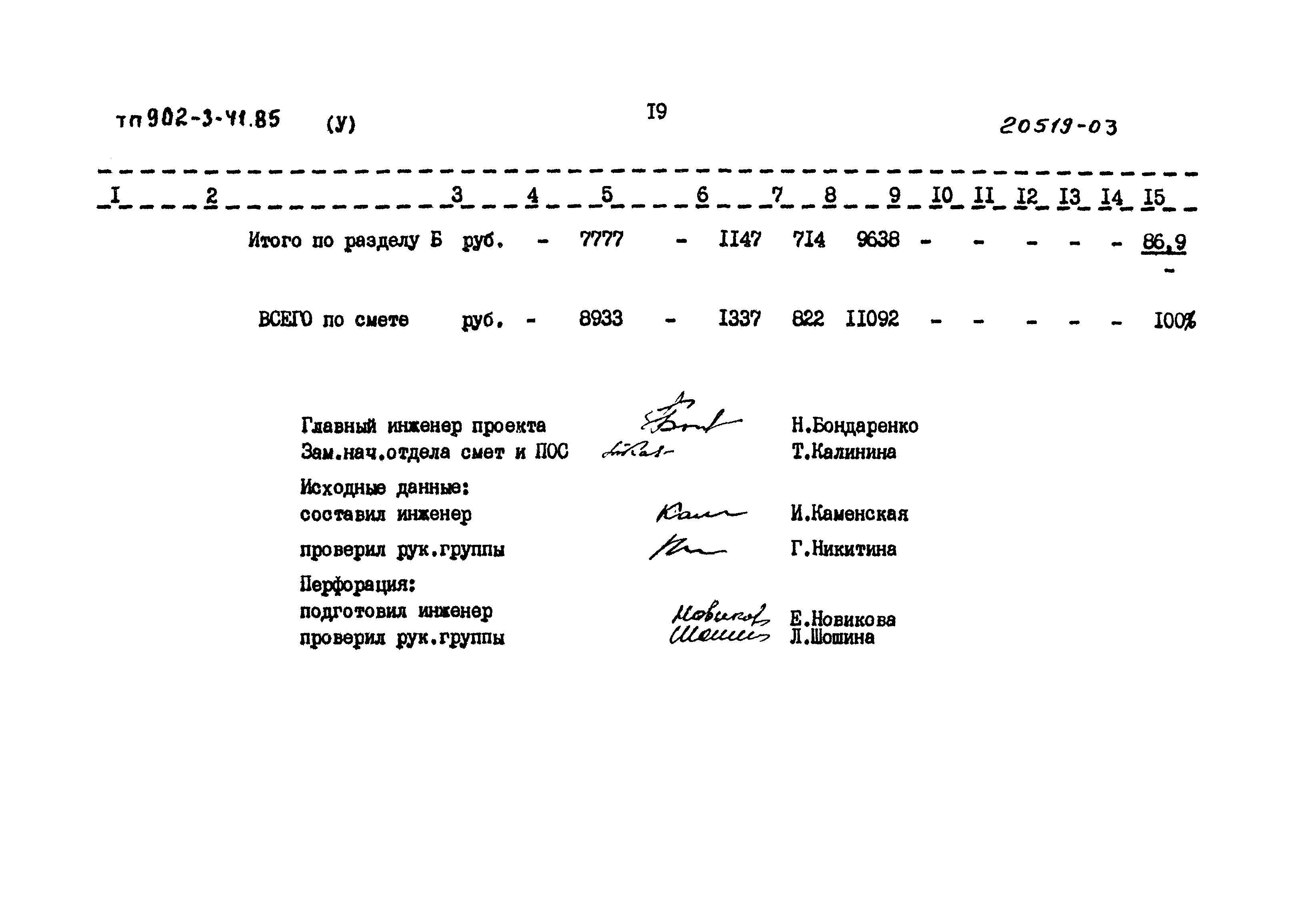 Типовой проект 902-3-41.85