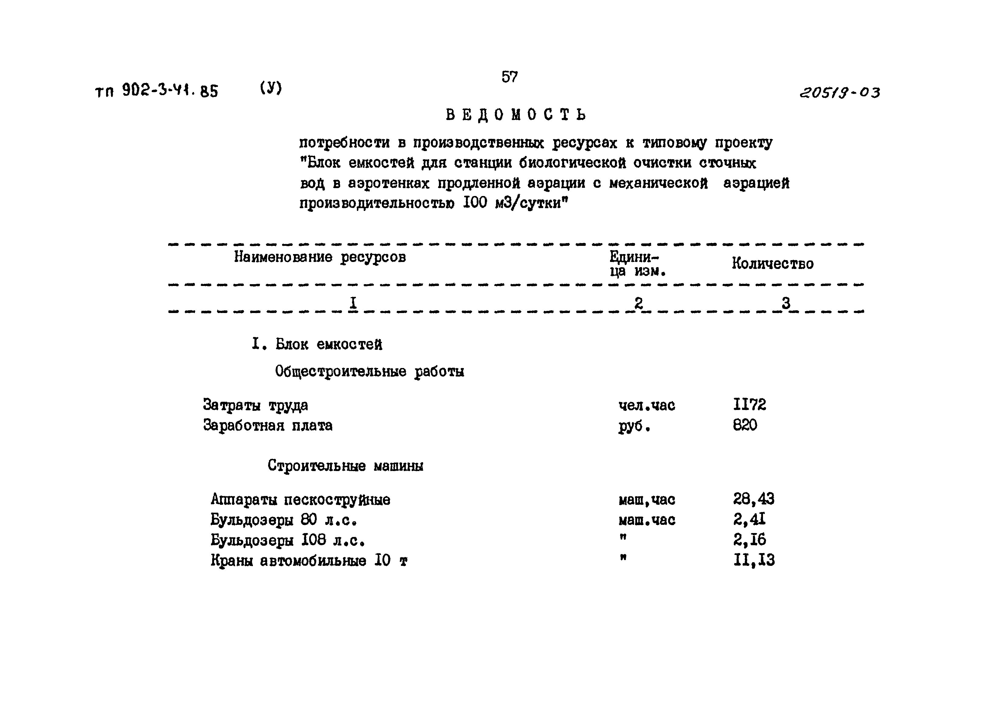 Типовой проект 902-3-41.85