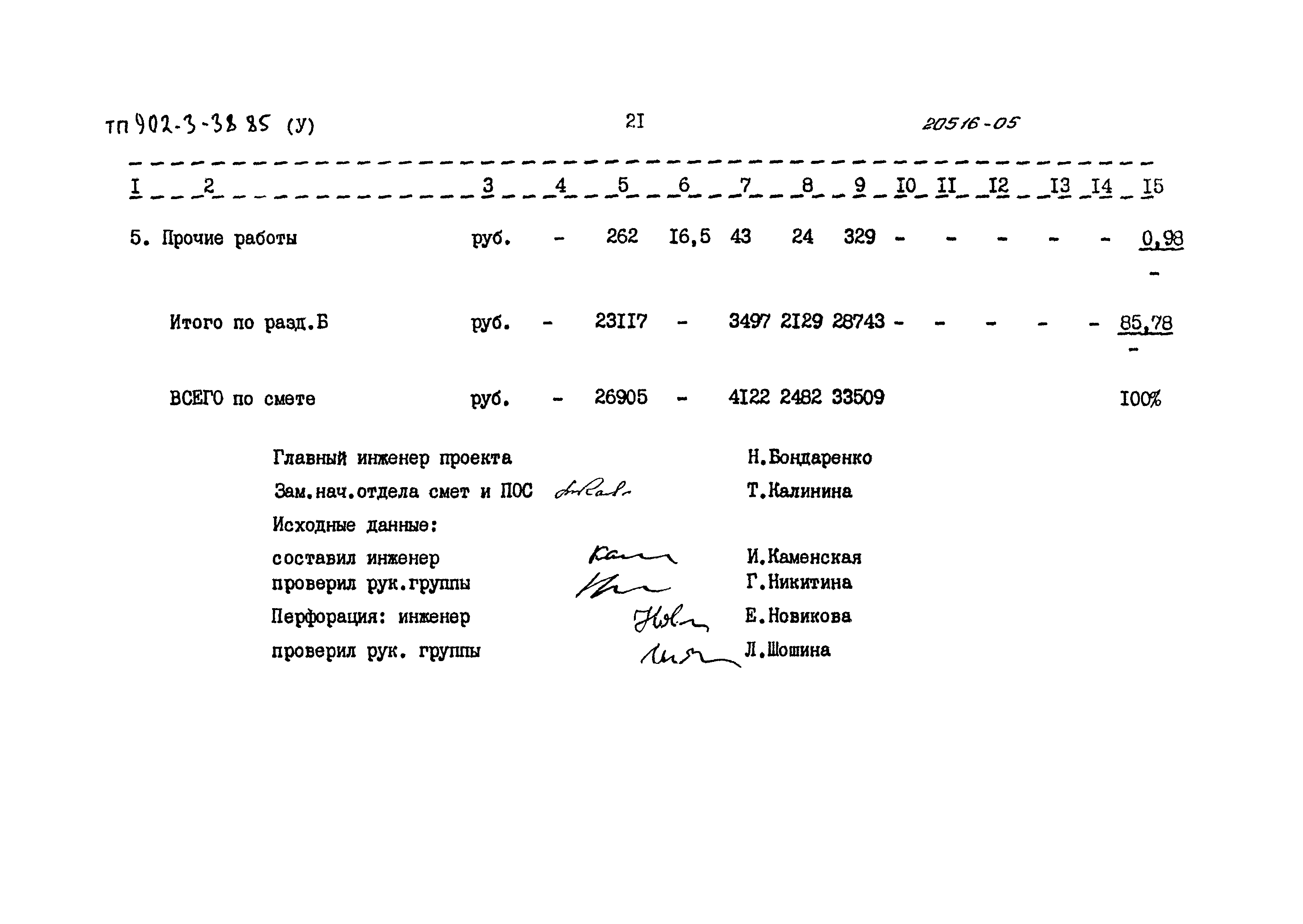 Типовой проект 902-3-38.85