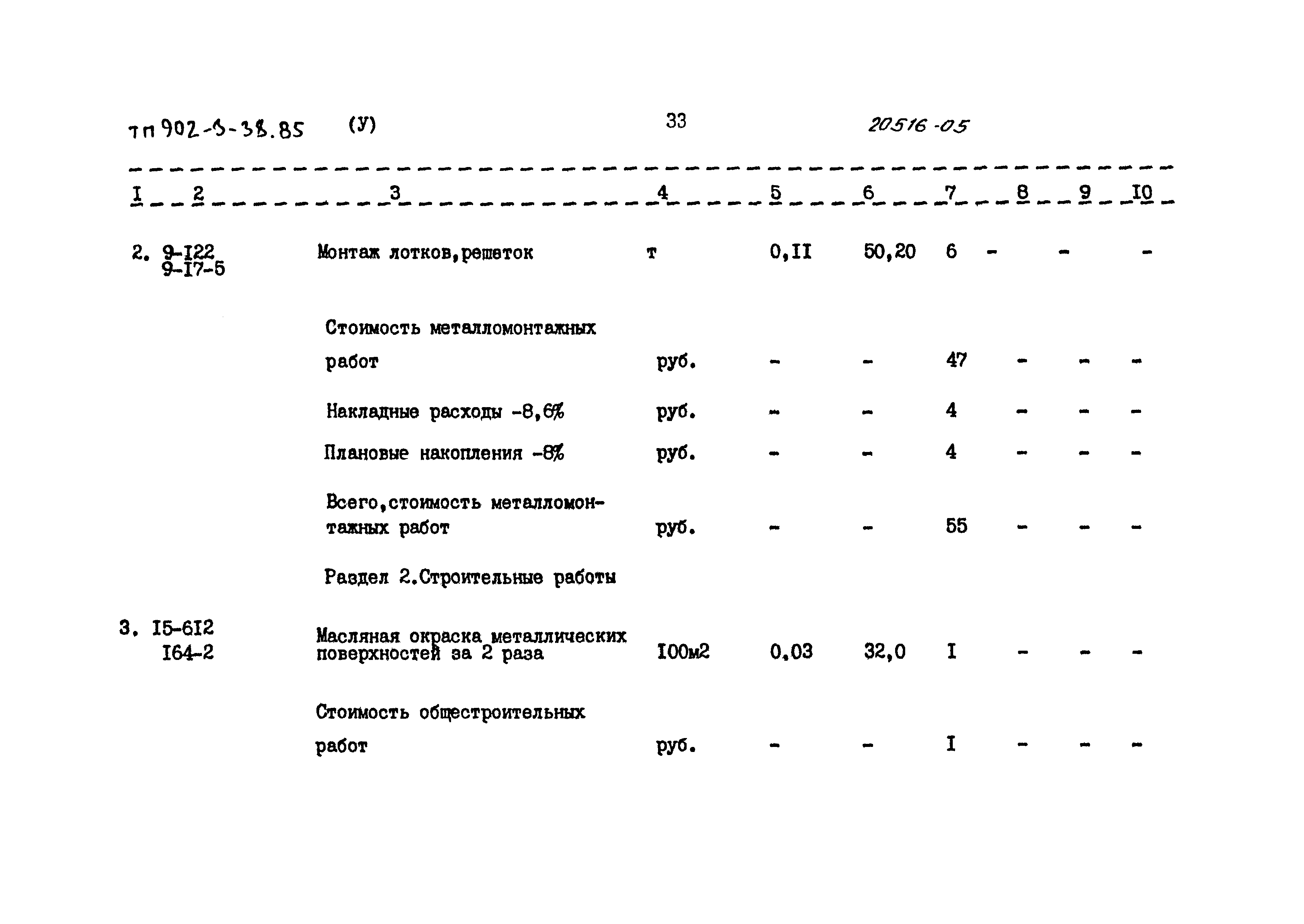 Типовой проект 902-3-38.85