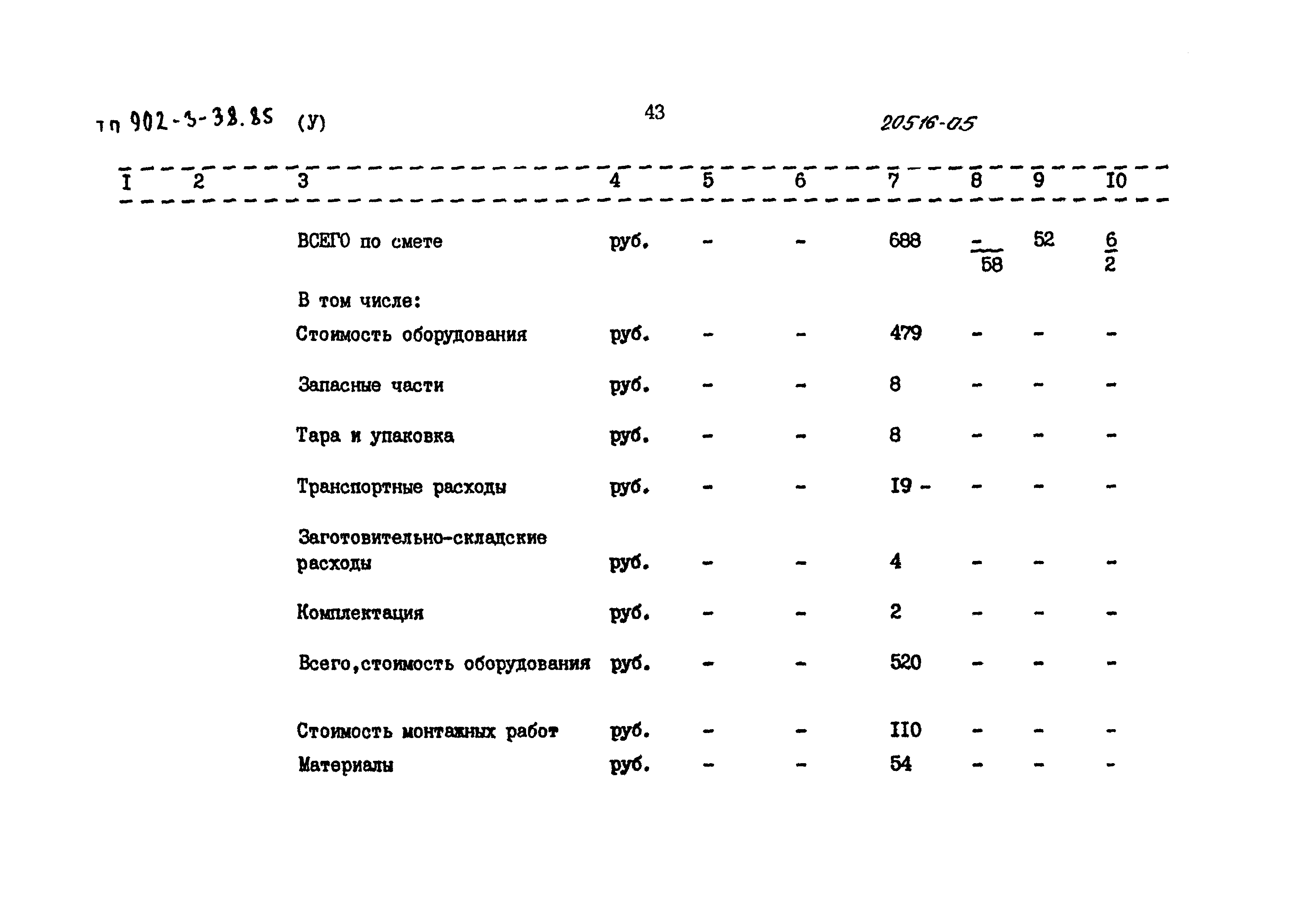 Типовой проект 902-3-38.85