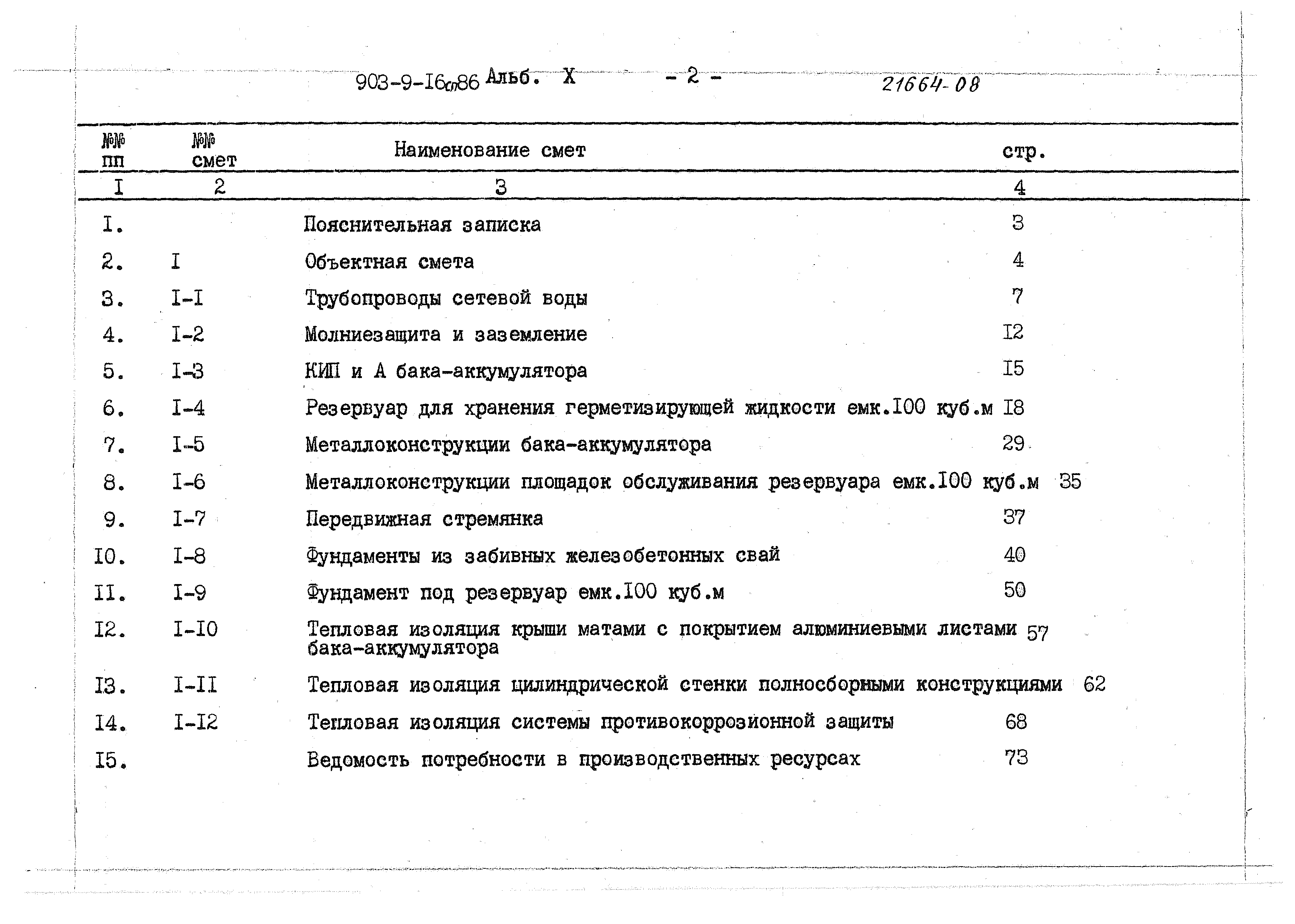 Типовой проект 903-9-15сп.86