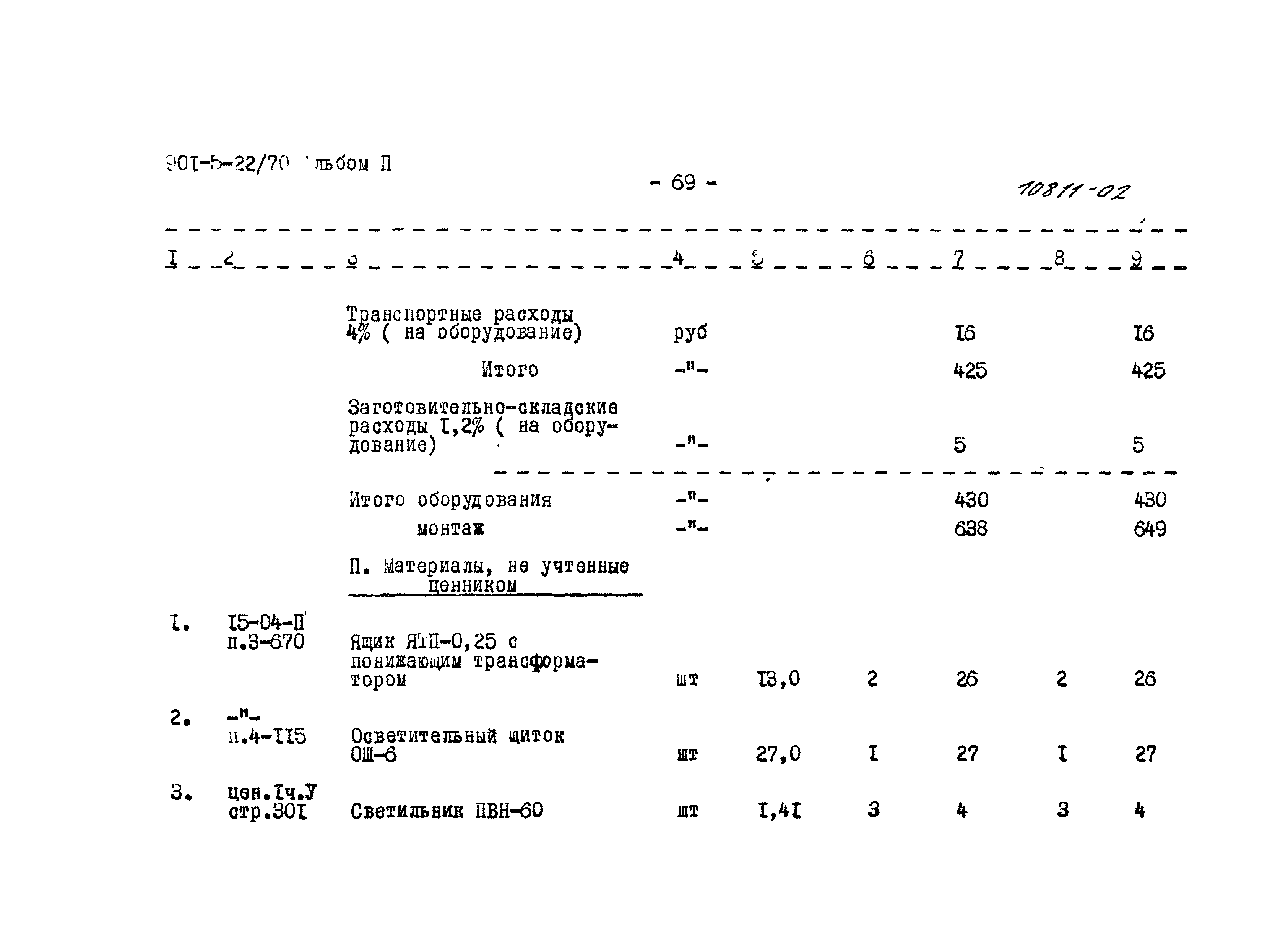 Типовой проект 901-5-22/70