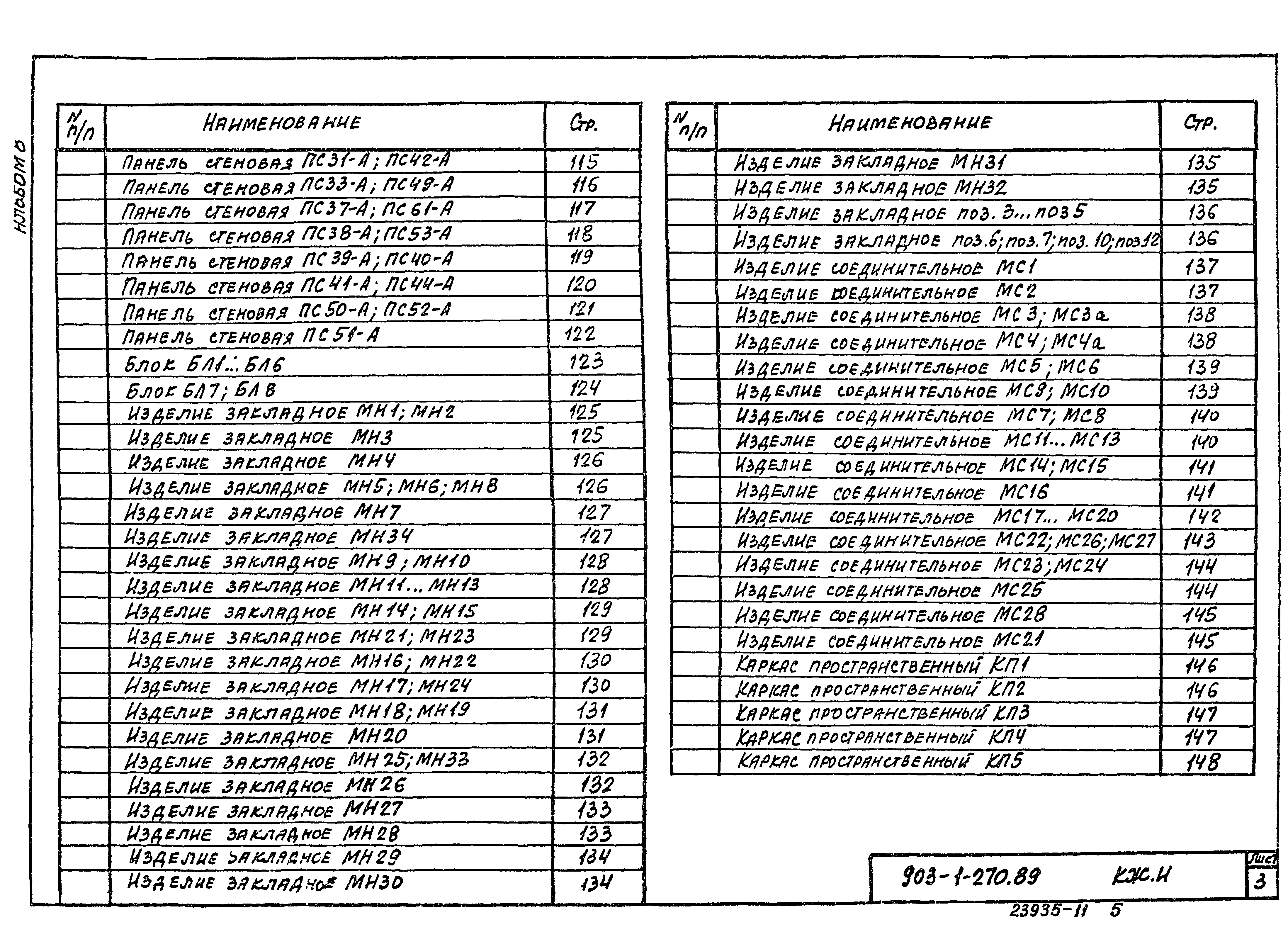 Типовой проект 903-1-270.89