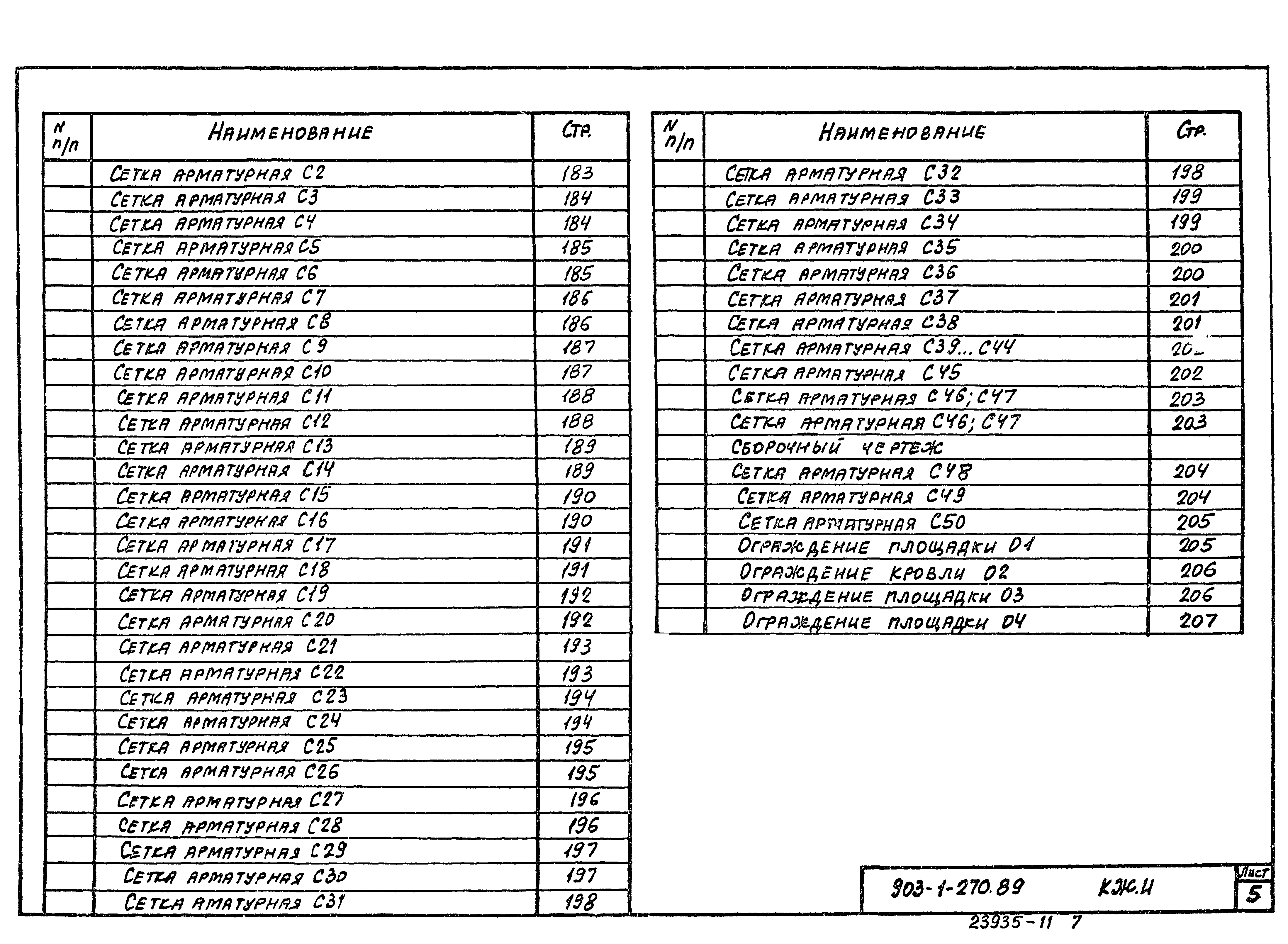 Типовой проект 903-1-270.89