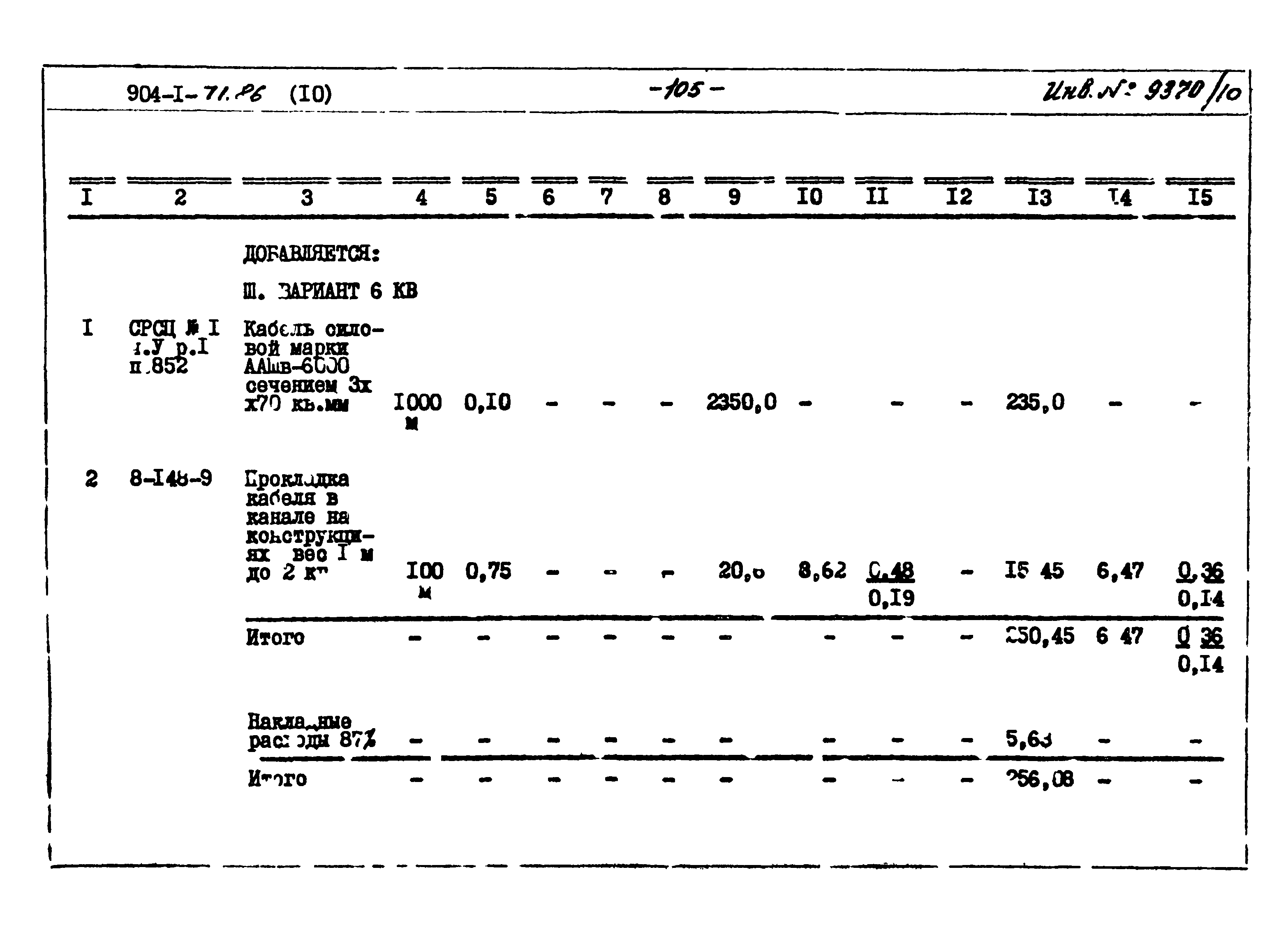 Типовой проект 904-1-71.86