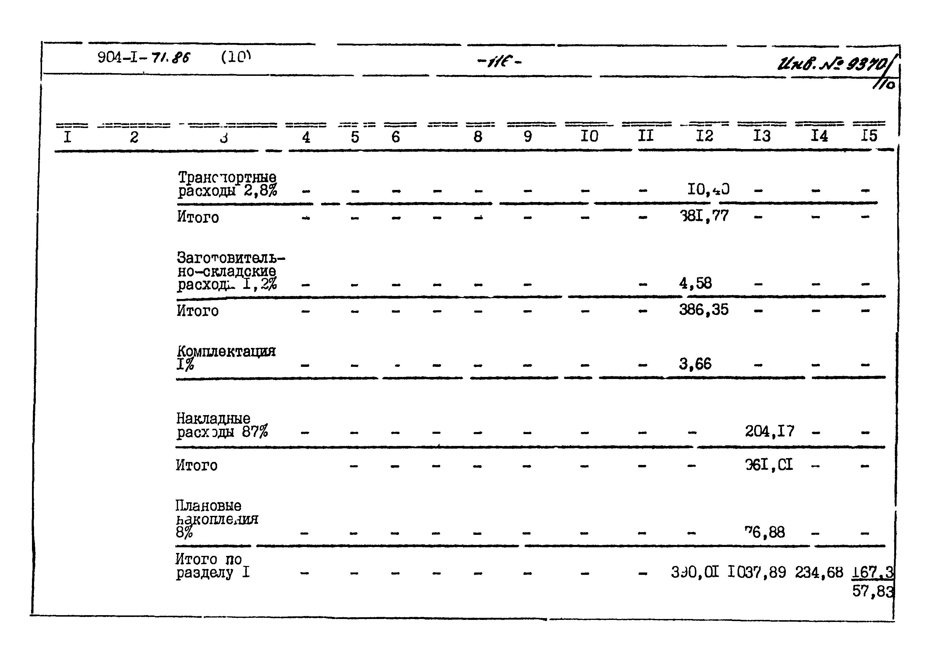 Типовой проект 904-1-71.86