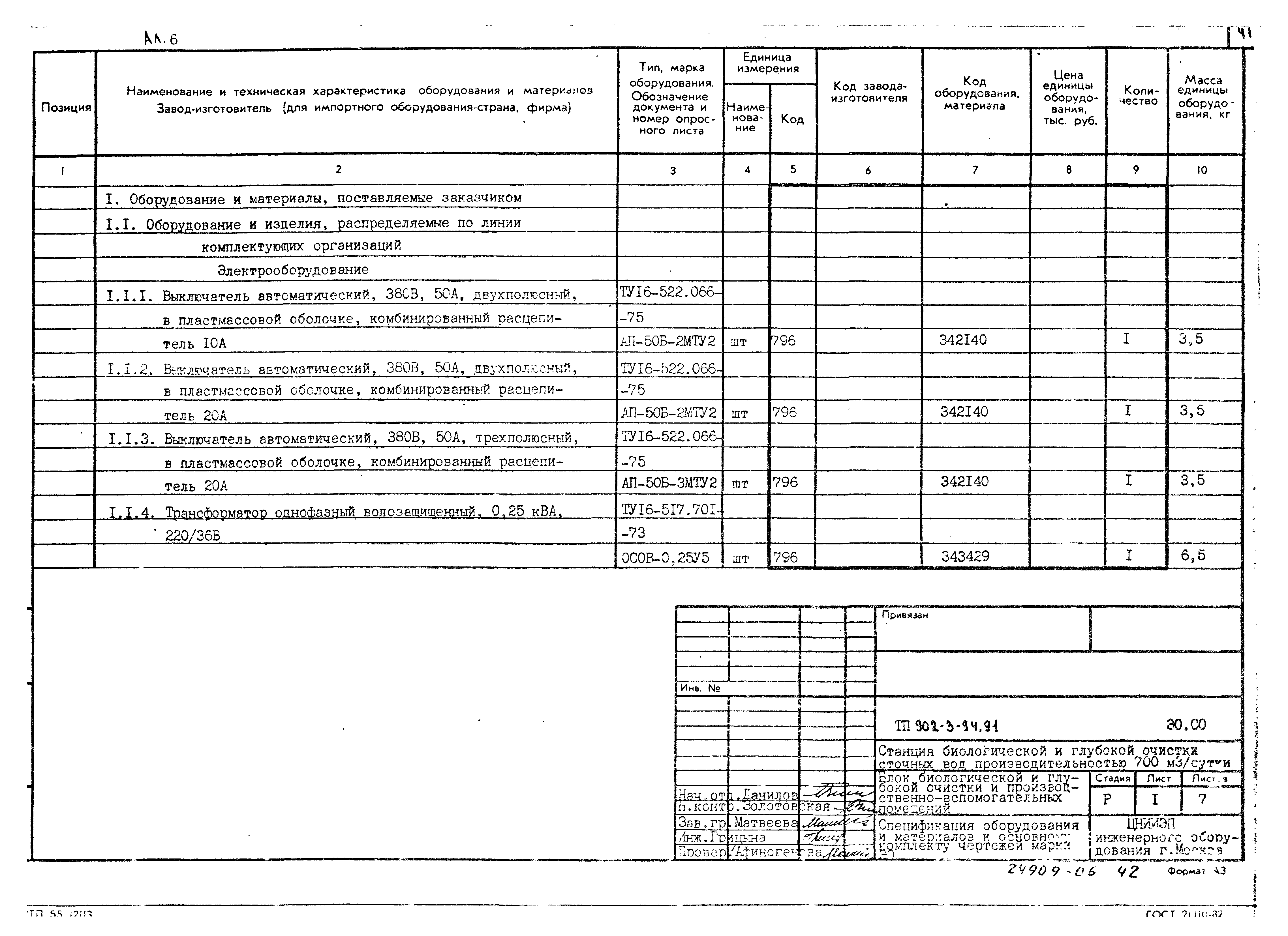 Типовой проект 902-3-94.91