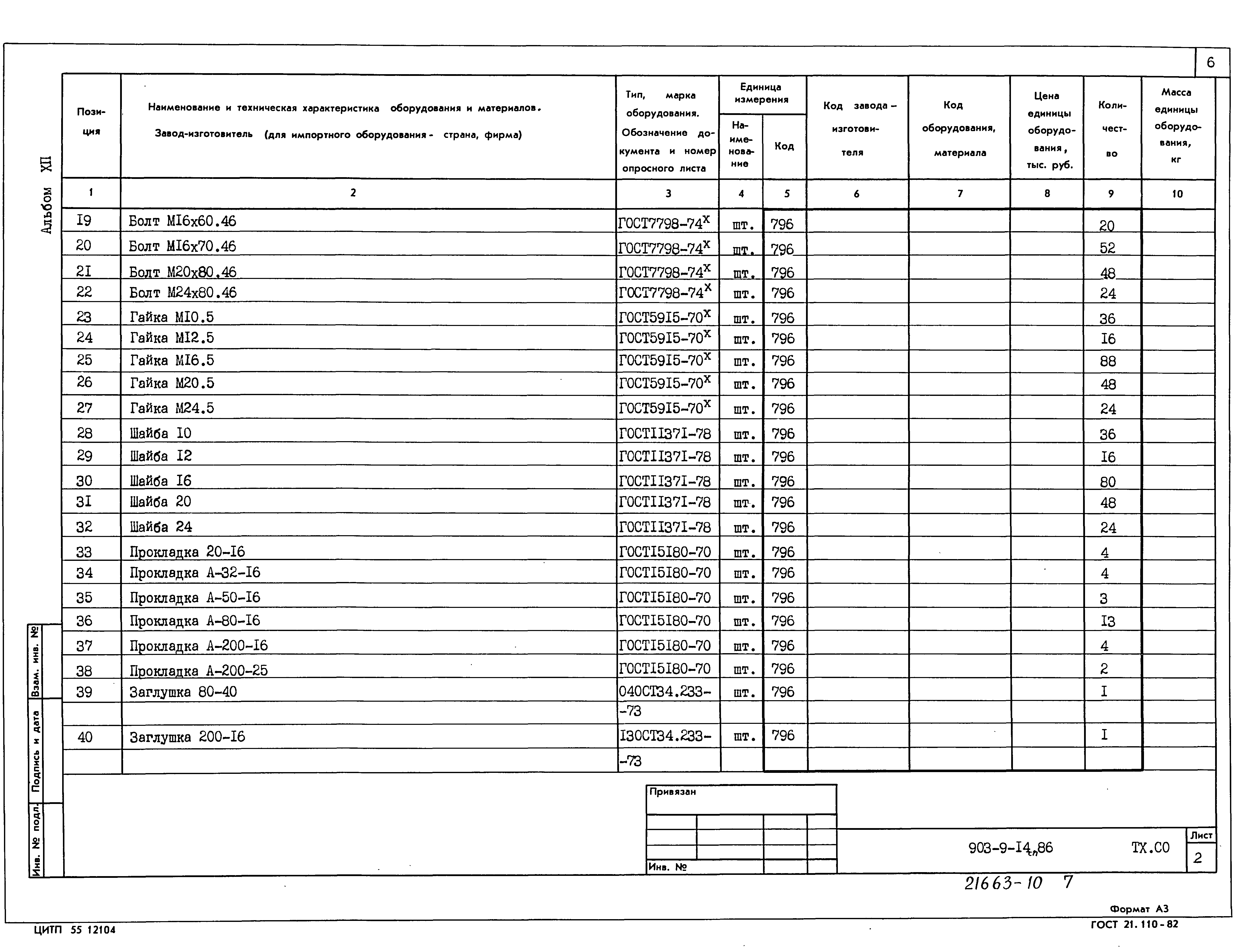 Типовой проект 903-9-14сп.86