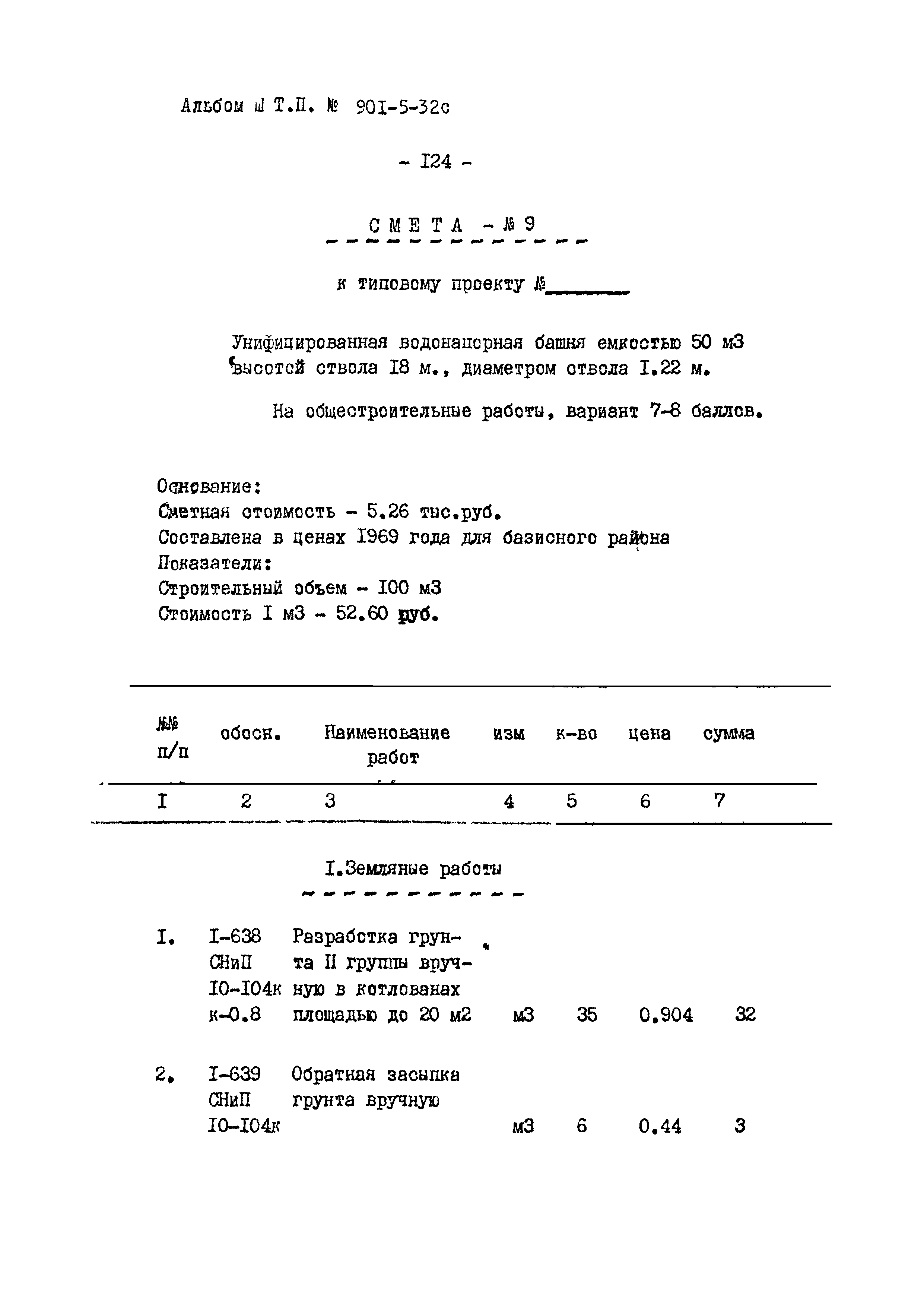 Типовой проект 901-5-32с