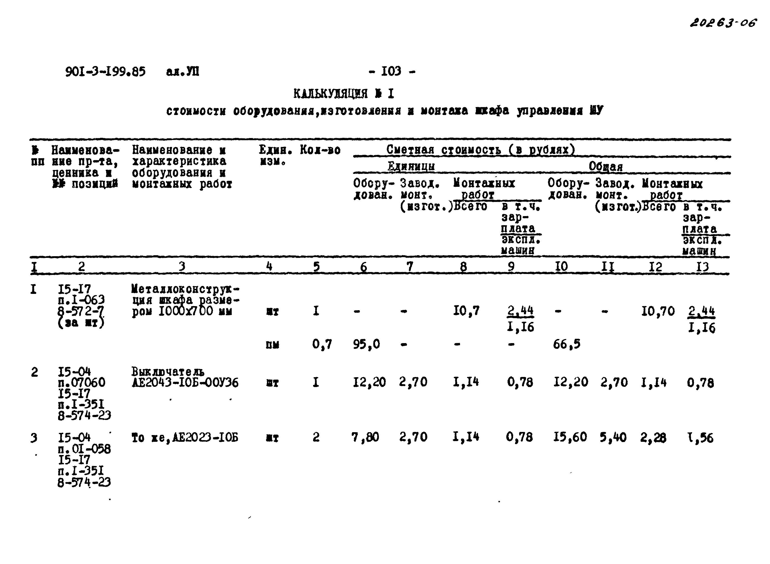 Типовой проект 901-3-199.85